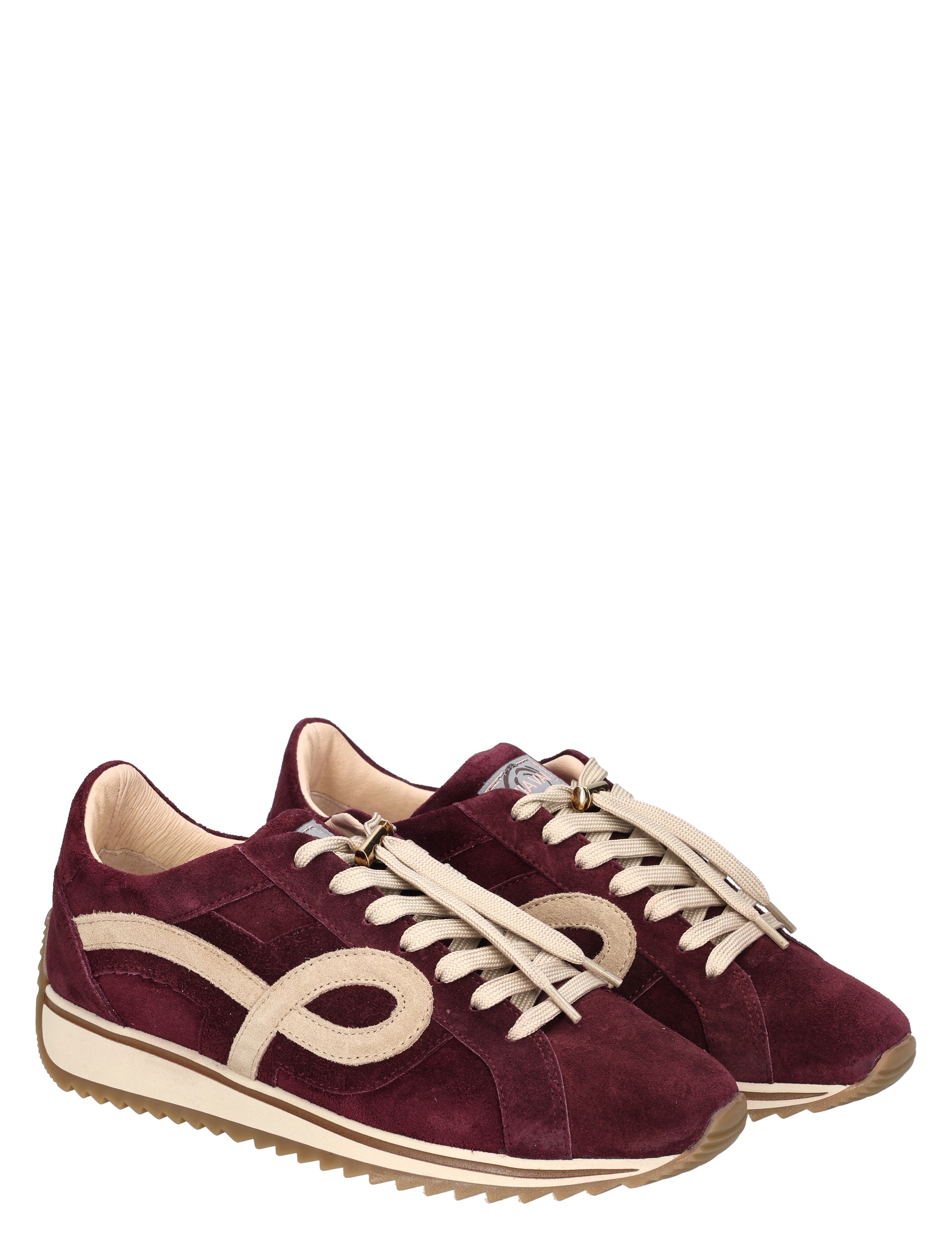 sneakers, bordeaux, suede, wedge sole, lacing