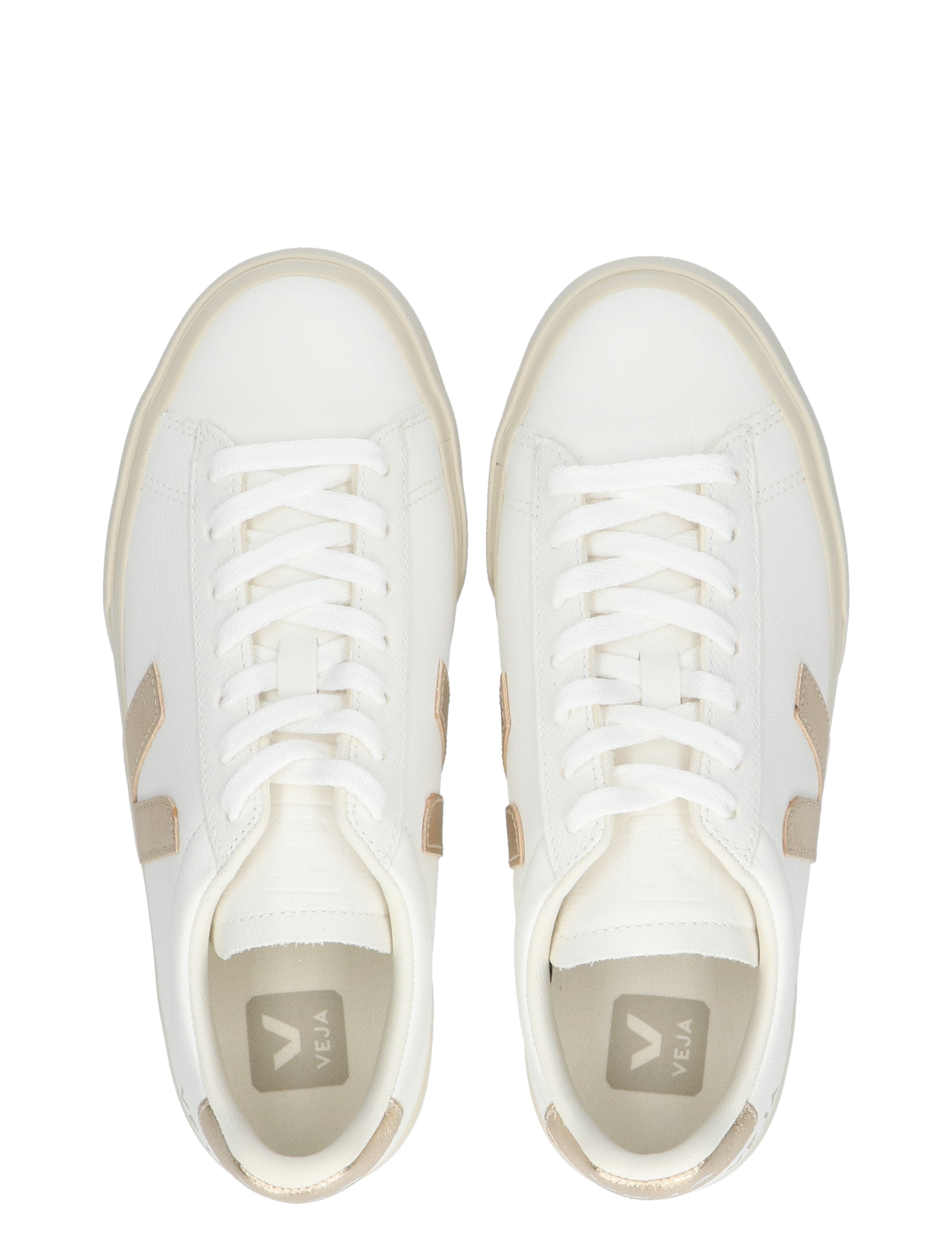 Campo Women Leather White Gold