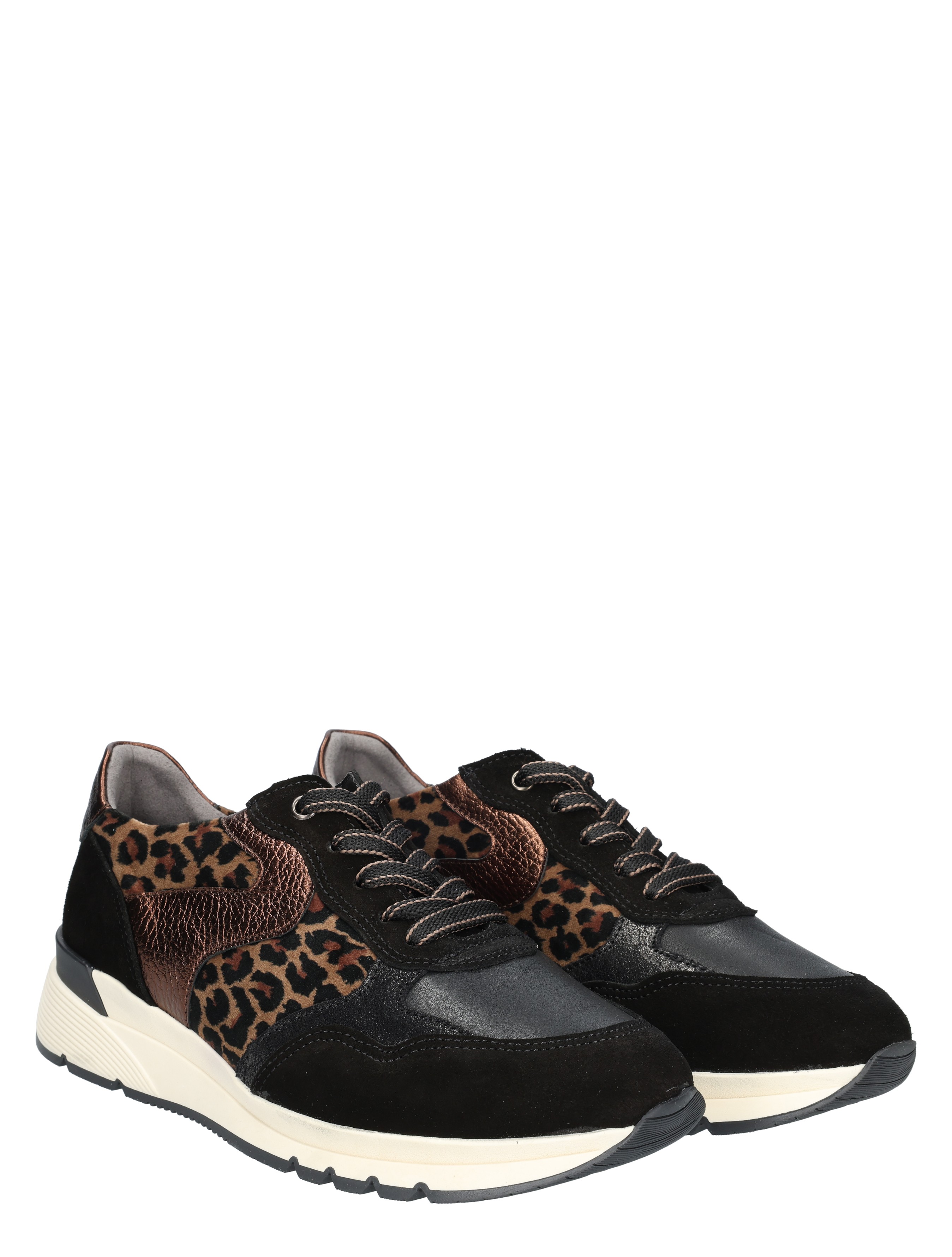 Cypres Soft - Yasie Black Leopard - Dames - Veterschoenen - Casual Veterschoenen - 49014_11_5