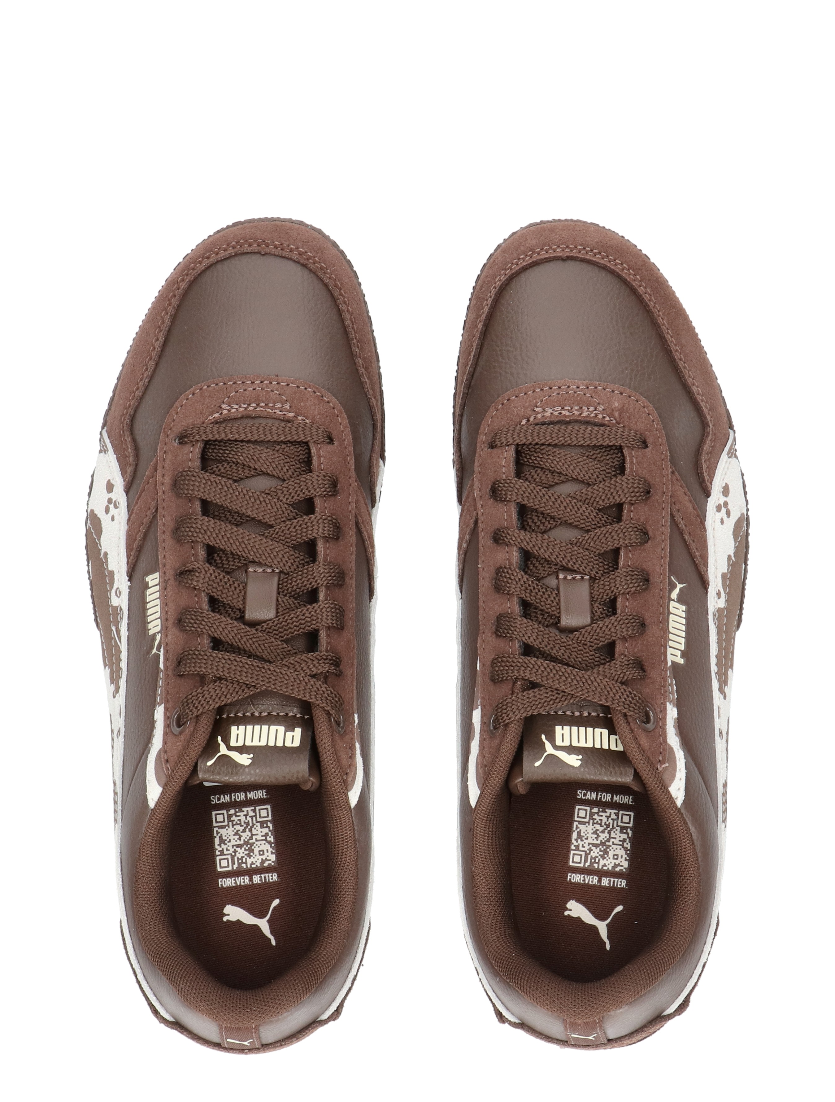 sneakers, bruine, lijf, sport, puma
