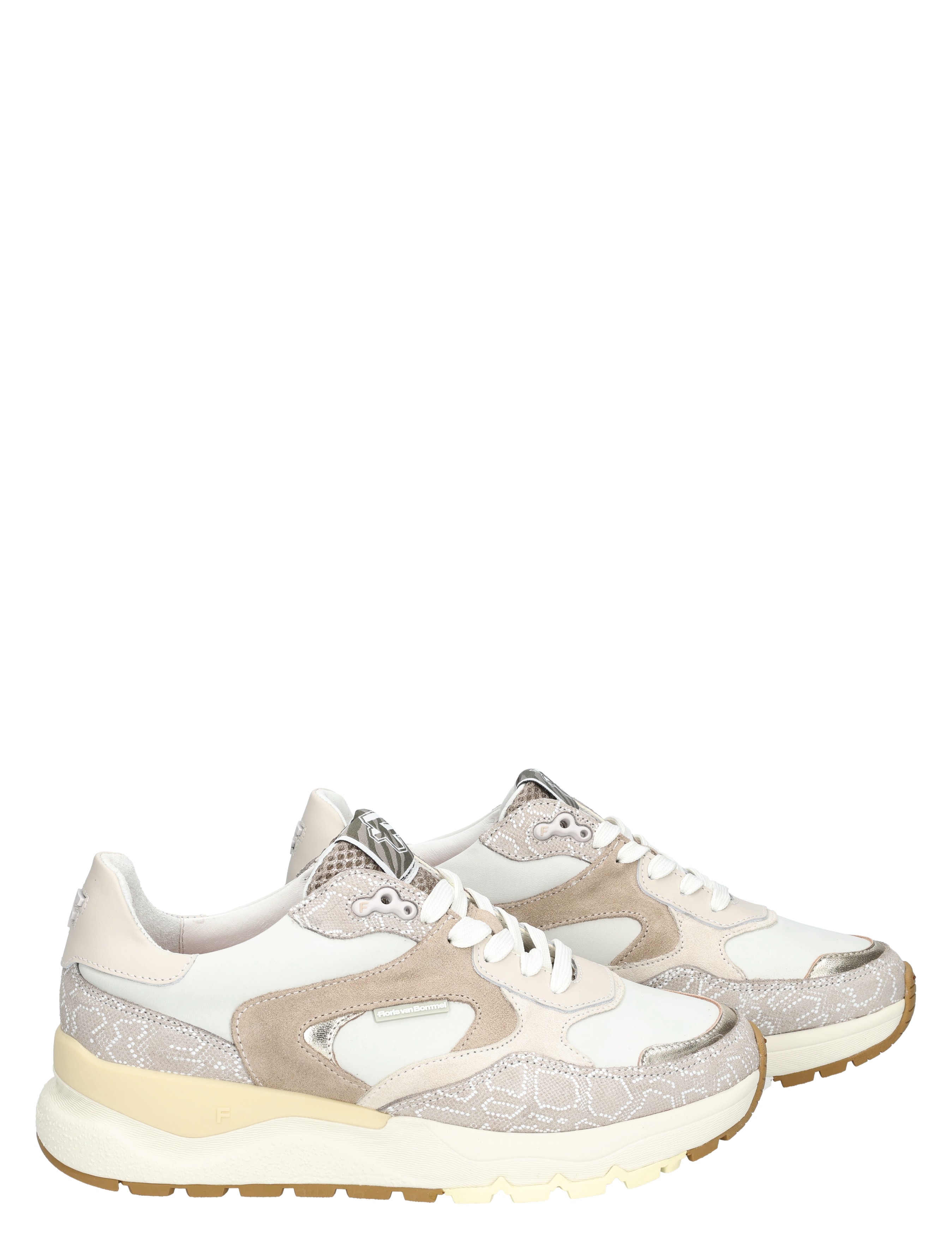 Floris van Bommel - De Treni 10164 34-01 Taupe G-Wijdte - Sneakers - Dames - Lage Sneakers - 50834_77_6