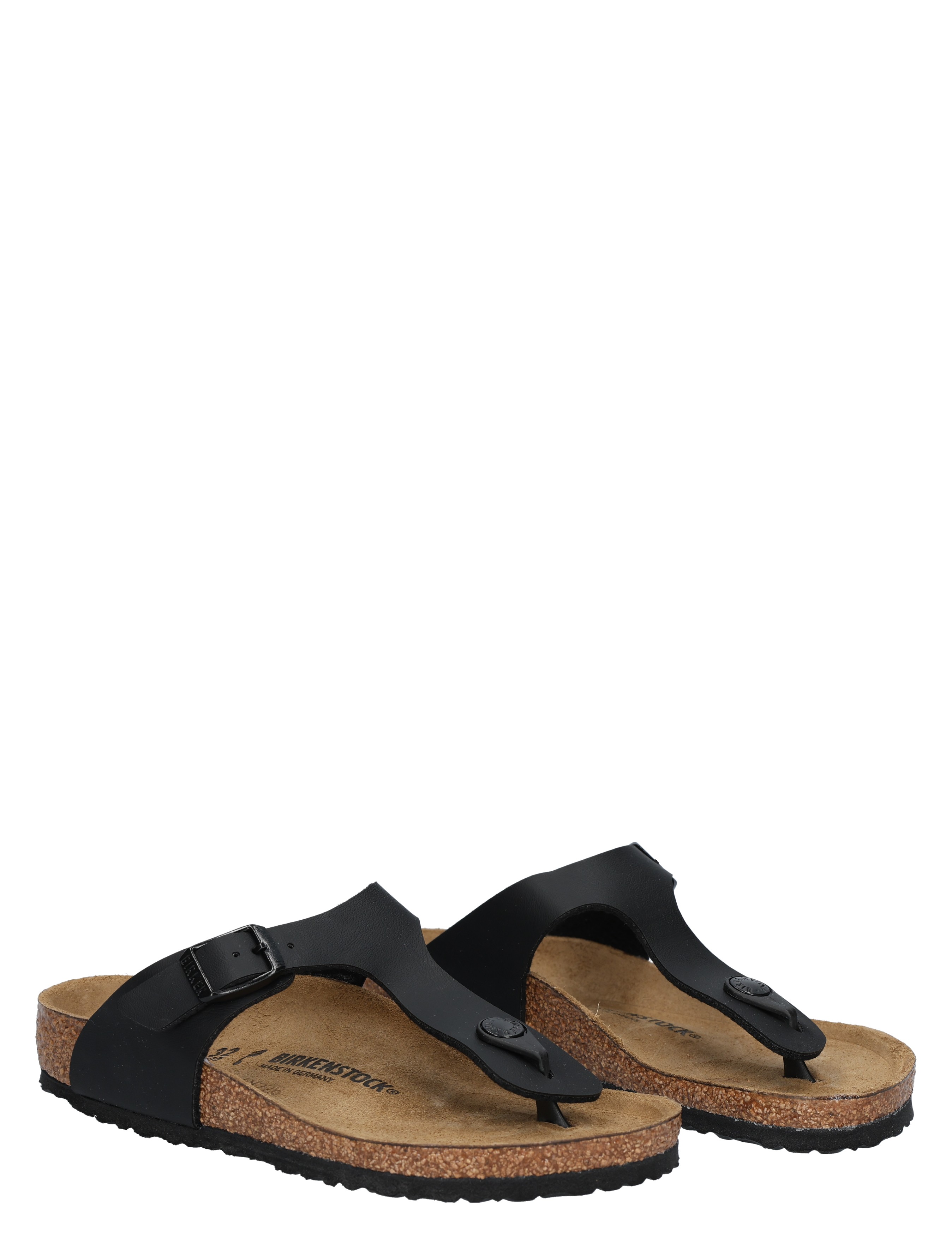 Birkenstock - Gizeh Kids Black Birko-Flor Narrow - Meisjes - Jongens - Sandalen - Sandalen - 49609_11_6