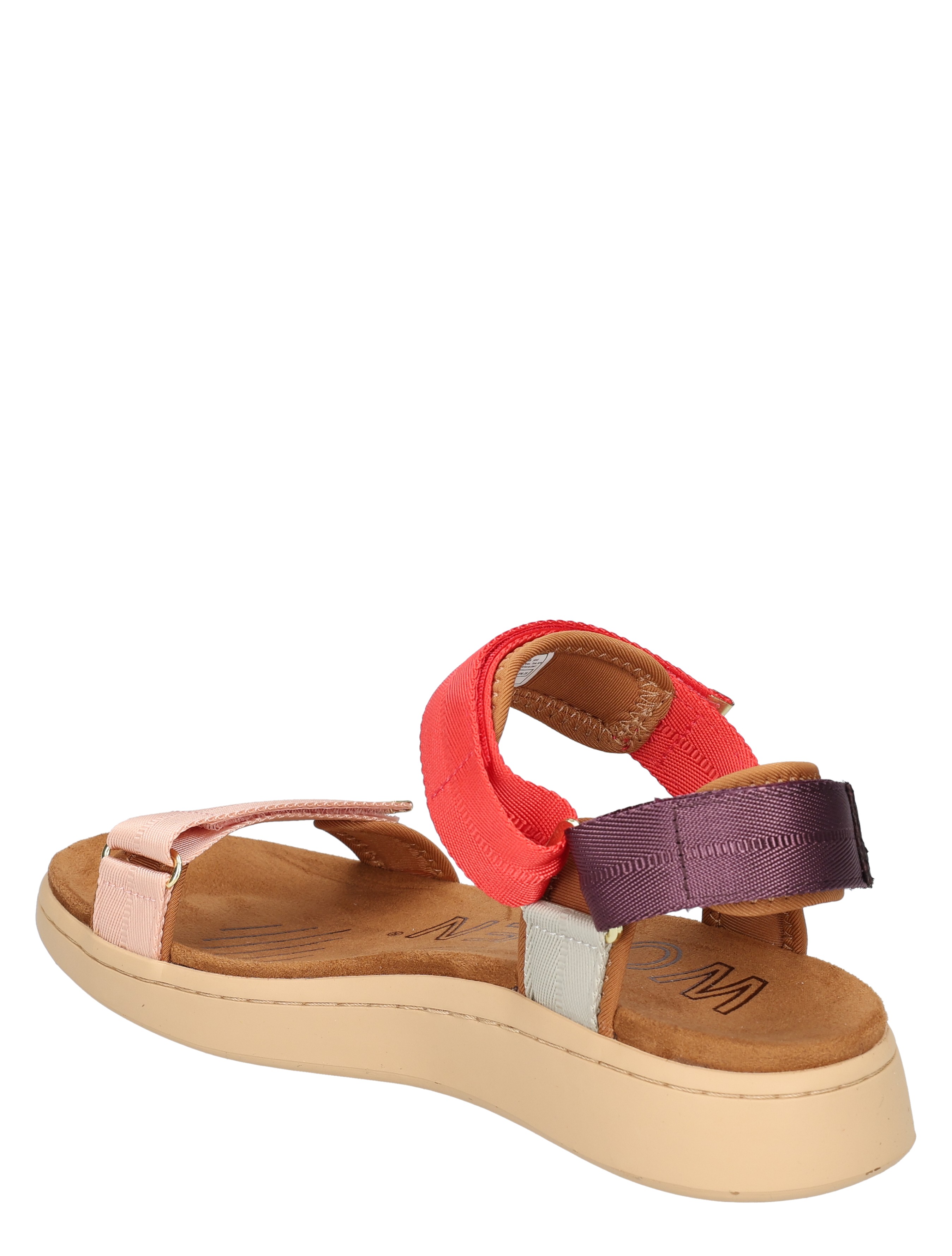 sandalen, platfrom, multicolor, apu, bandjes