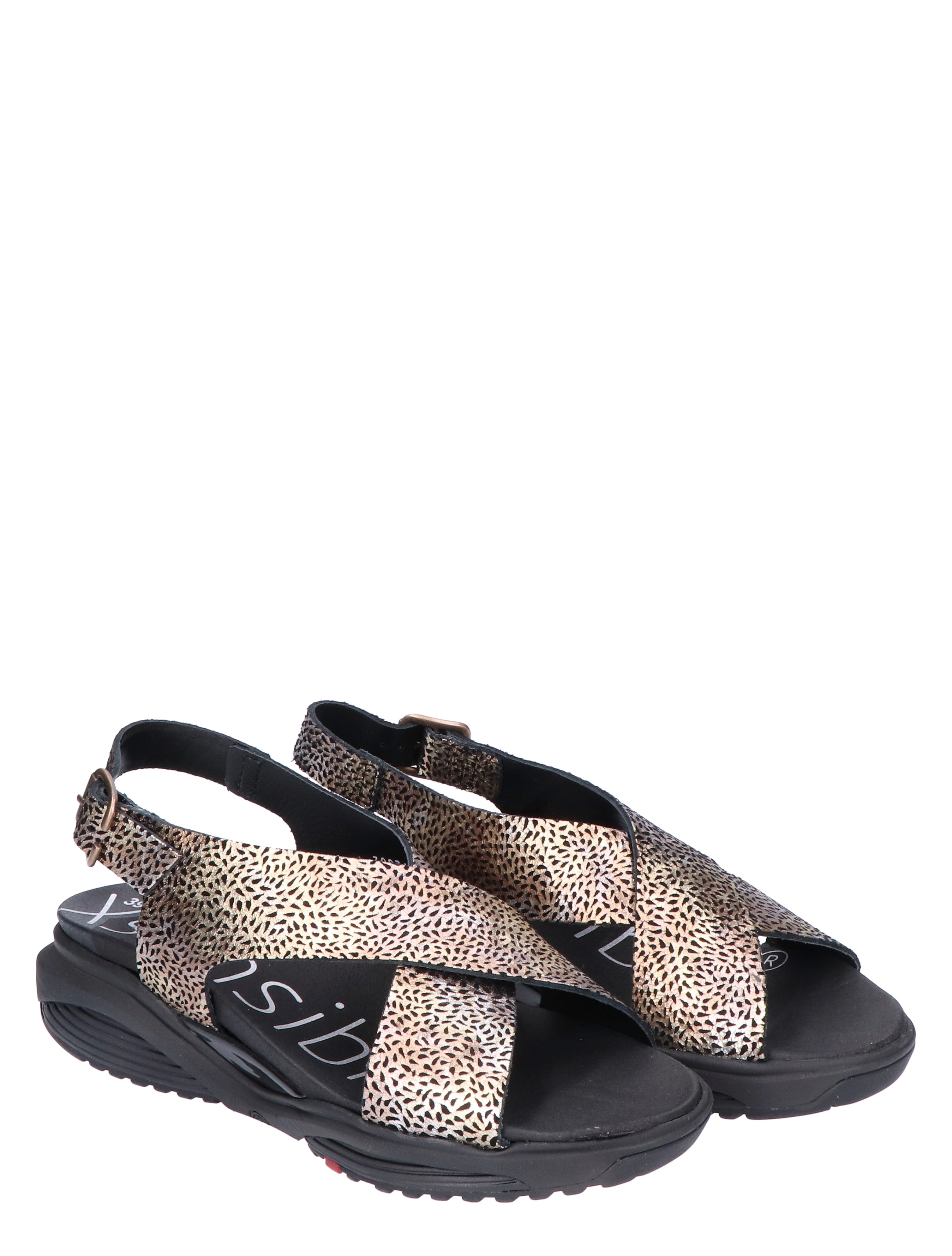 Xsensible - 30036.5 Corfu 062 Black Fantasy G-Wijdte - Dames - Sandalen - 43887_11_6