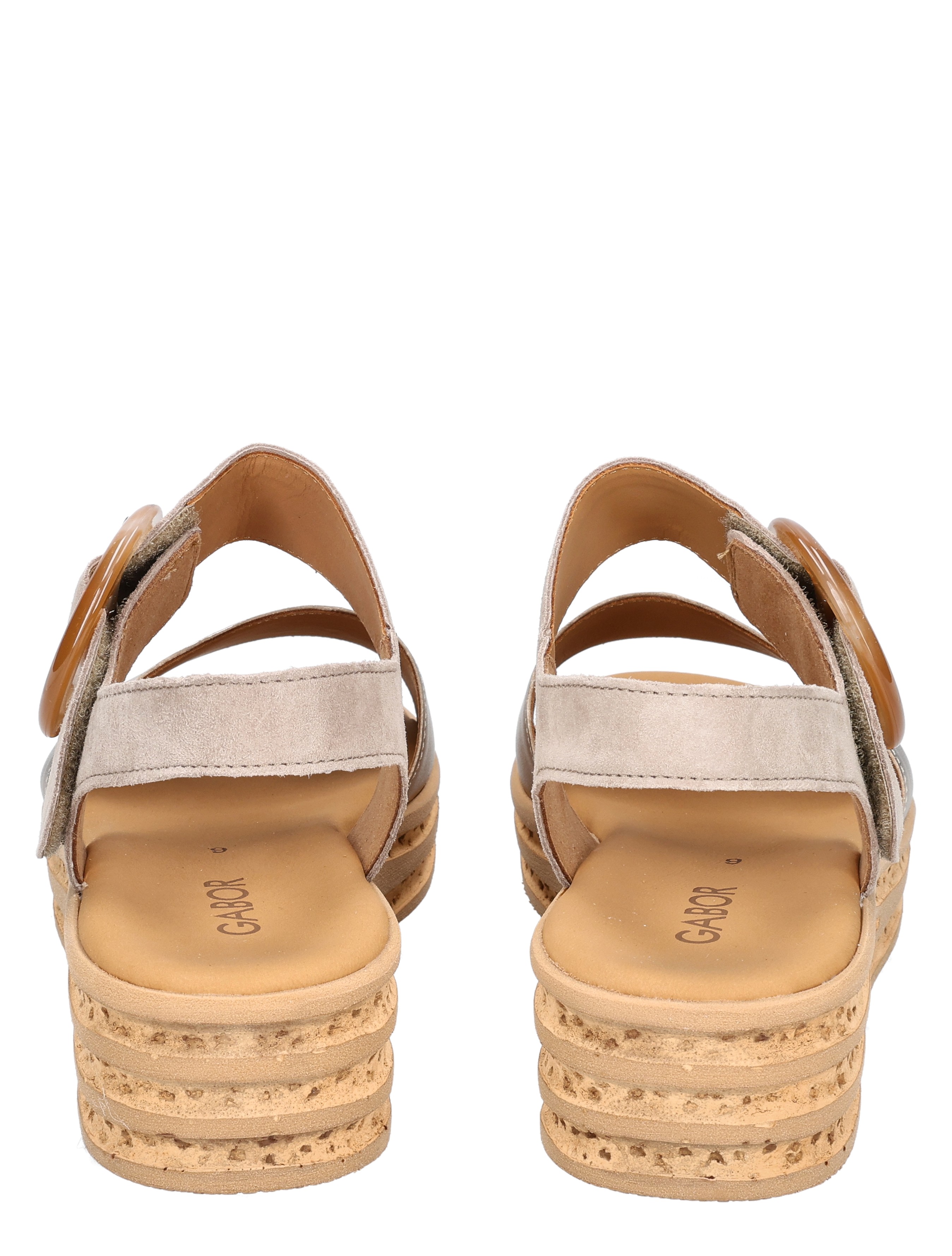 Gabor - 84.550.62 62 puder/rabbit - Dames - Sandalen - 50677_77_7