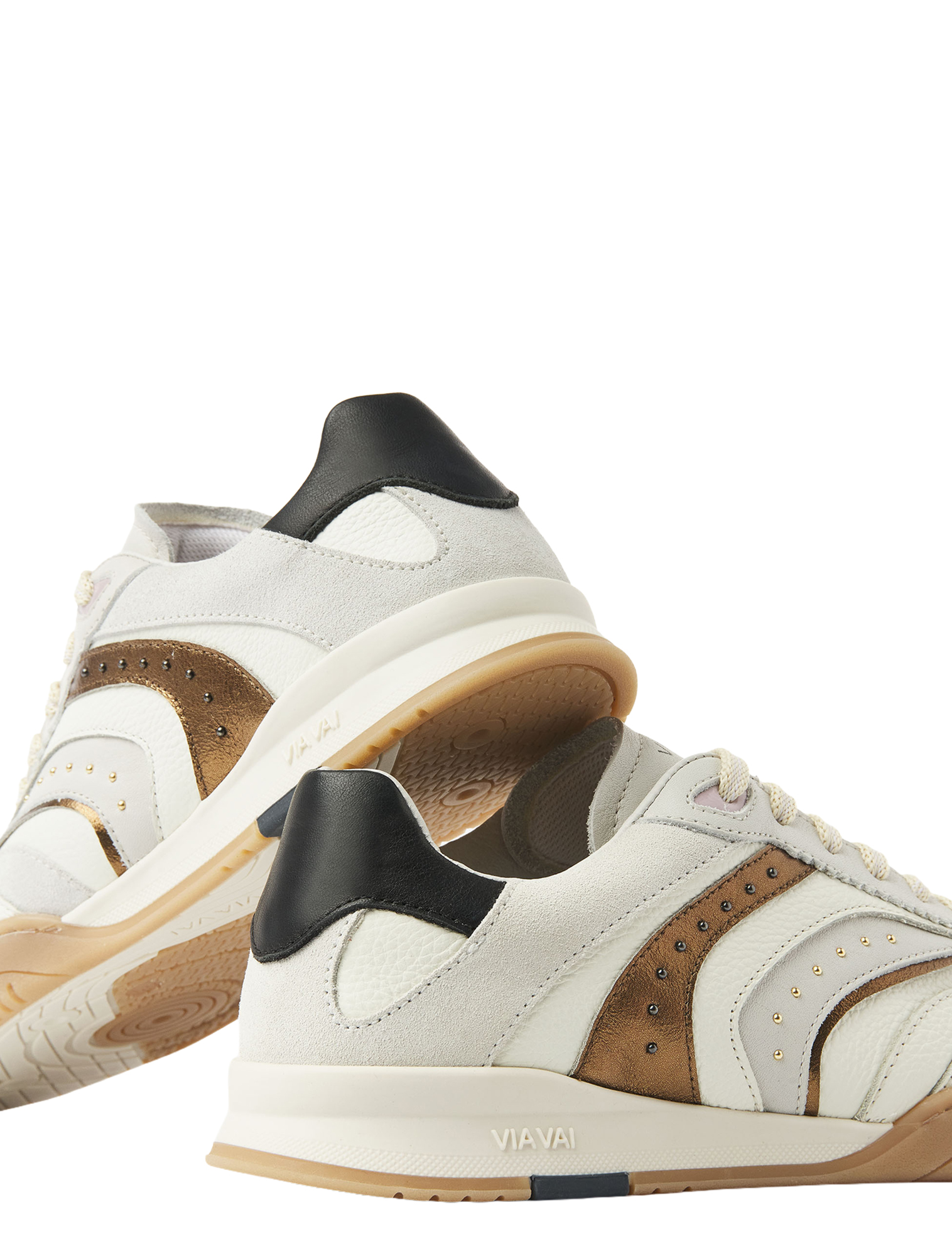 VIA VAI - 62390 Kris Pax 02-252 Tortuga Creme - Sneakers - Dames - Lage Sneakers - 51360_82_5