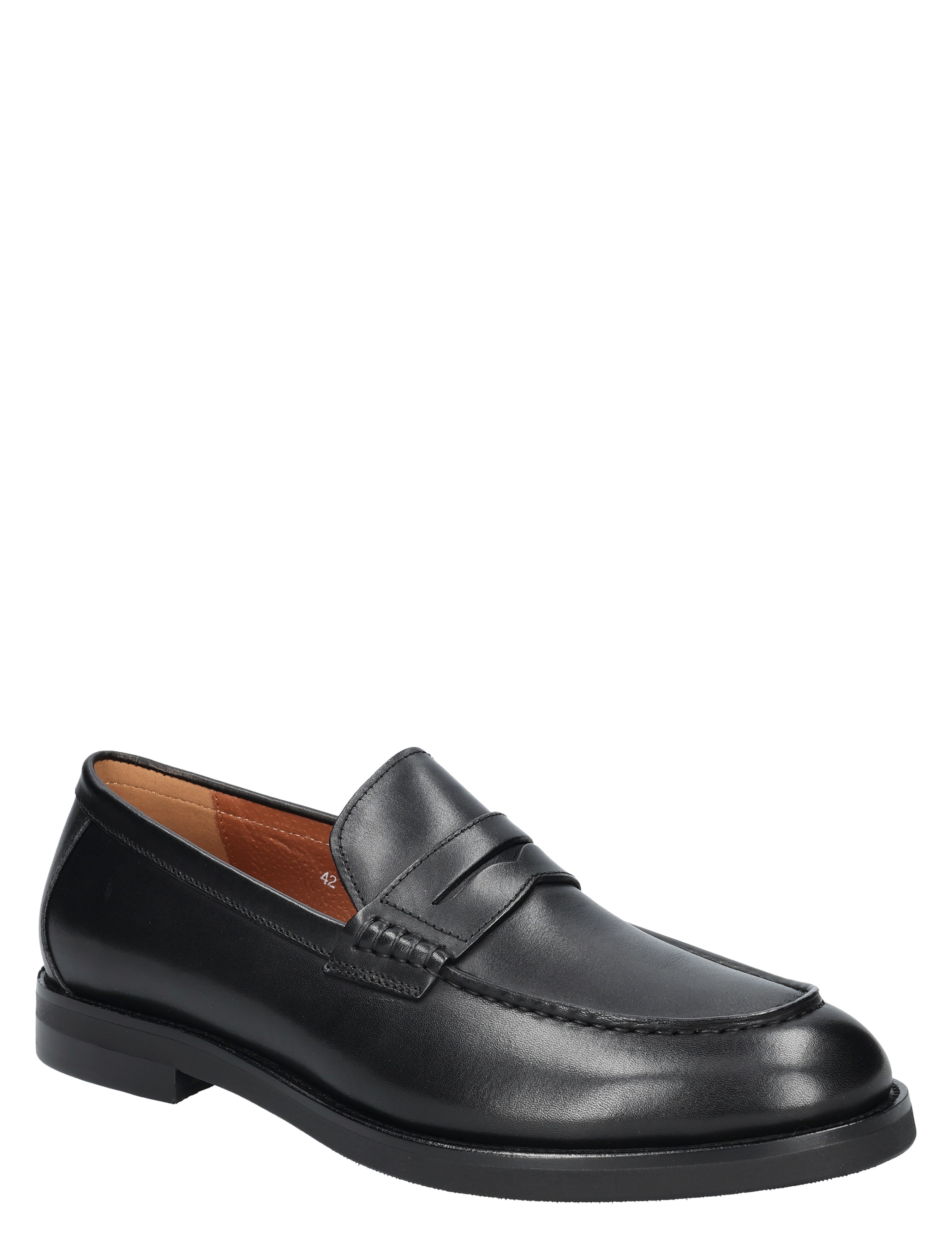 loafer, leder, zwart, lederschoen, sleehak