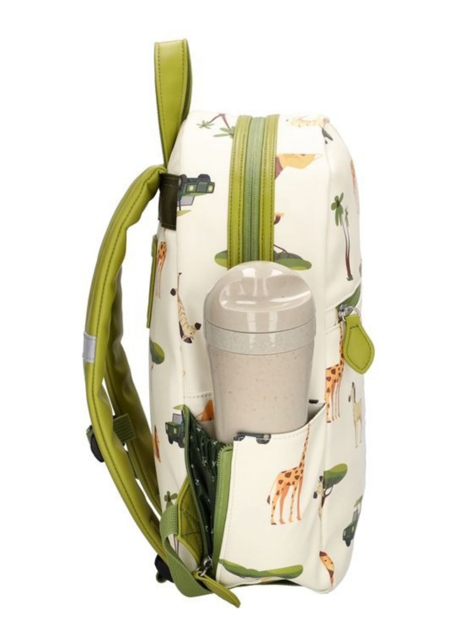 Zebra - Sem Safari Beige - Jongens - Rugtassen - 49906_77_5