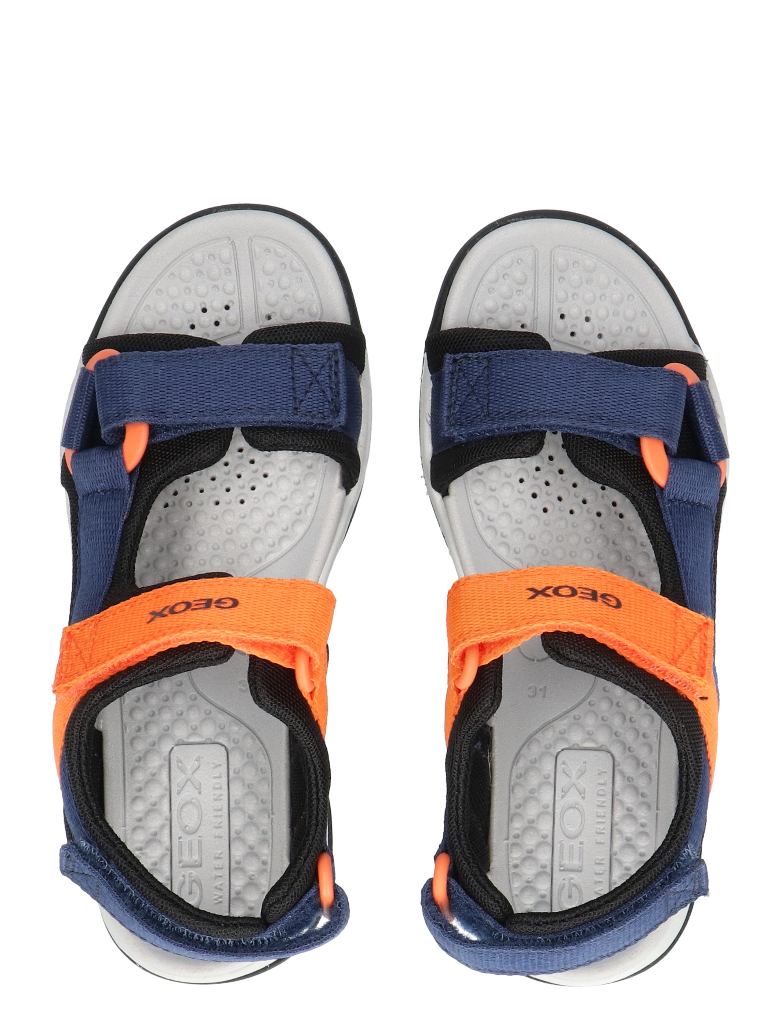 Geox - J450RE Navy Orange - Jongens - Sandalen - 49755_34_7