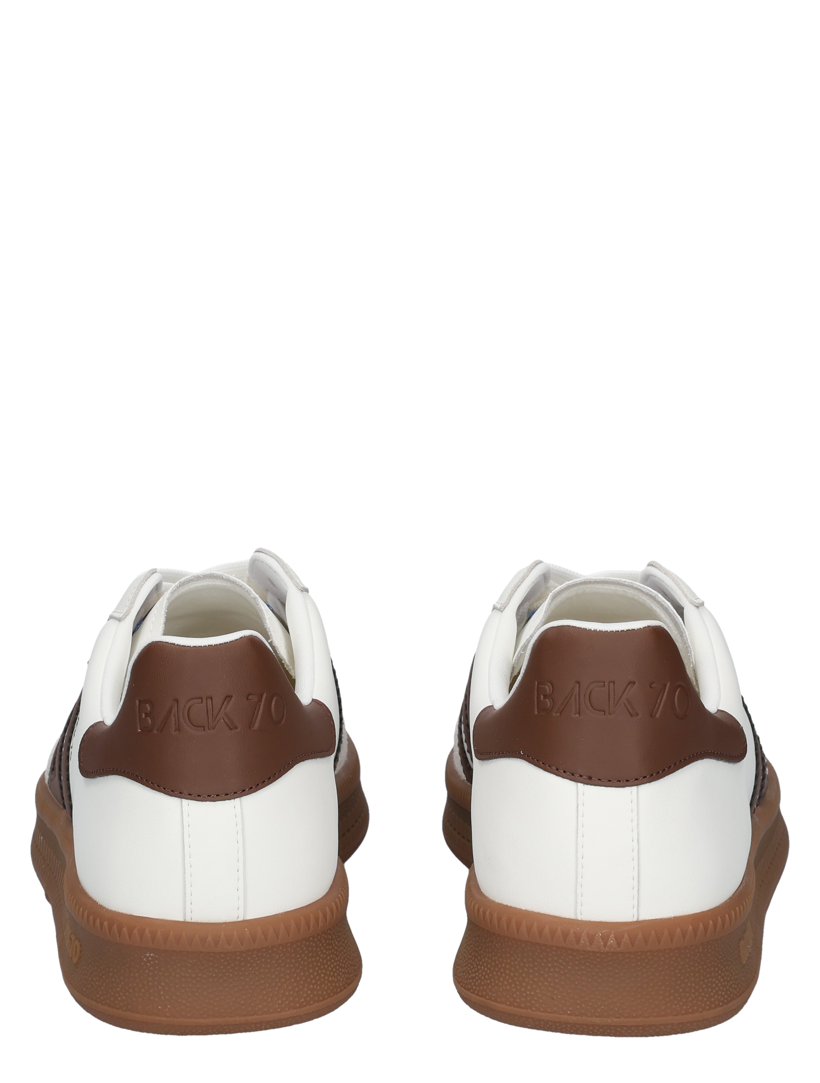 Back 70 - Double Cloud V26-04 Leather White Cuoio - Heren - Lage Sneakers - Sneakers - 50723_72_6