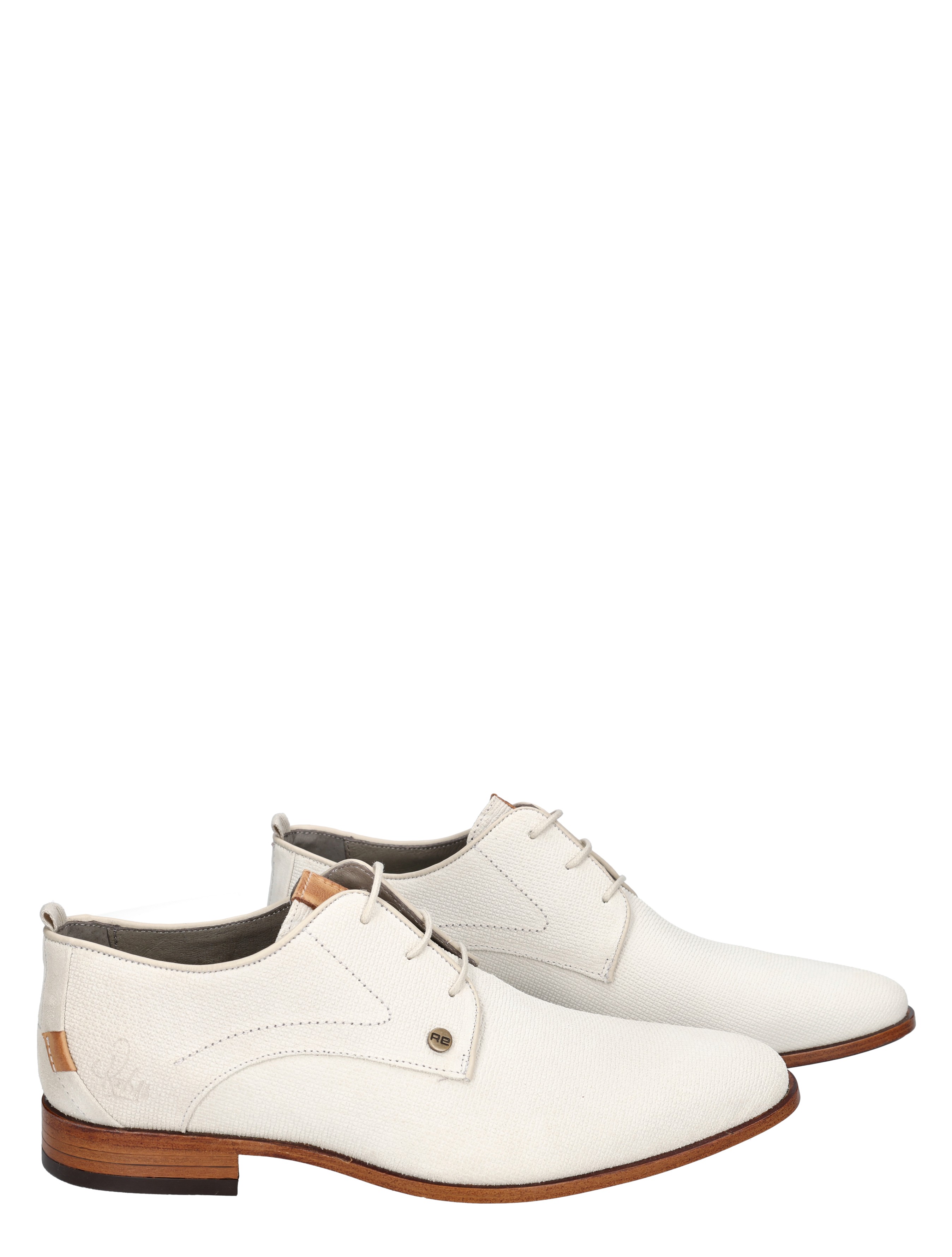 Rehab Footwear - Greg Wall Sue 2342306141 0100 Offwhite - Heren - Veterschoenen - Nette Veterschoenen - 50808_77_6