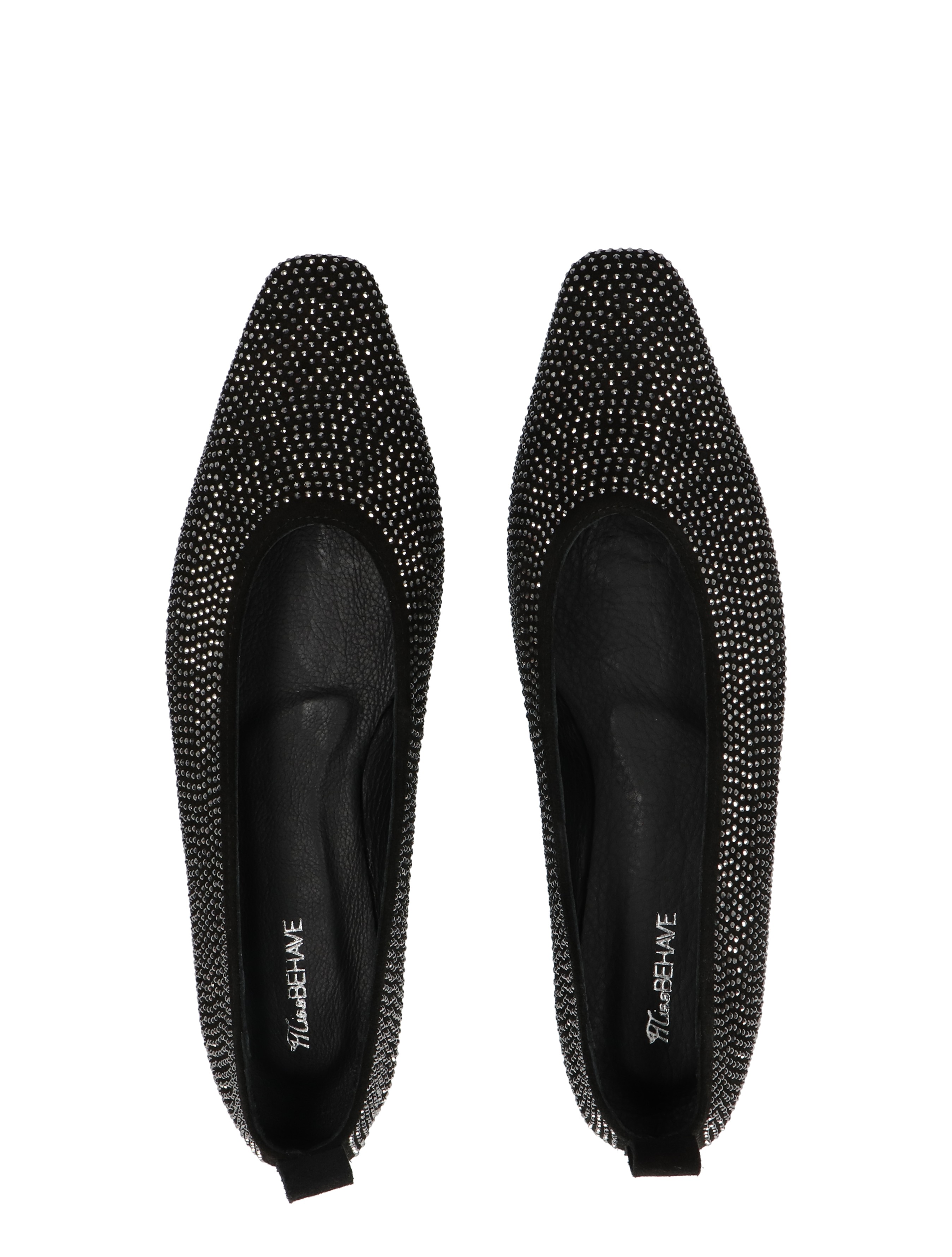 Miss Behave - Xanna Black Strass - Dames - Ballerinas - 48321_11_7