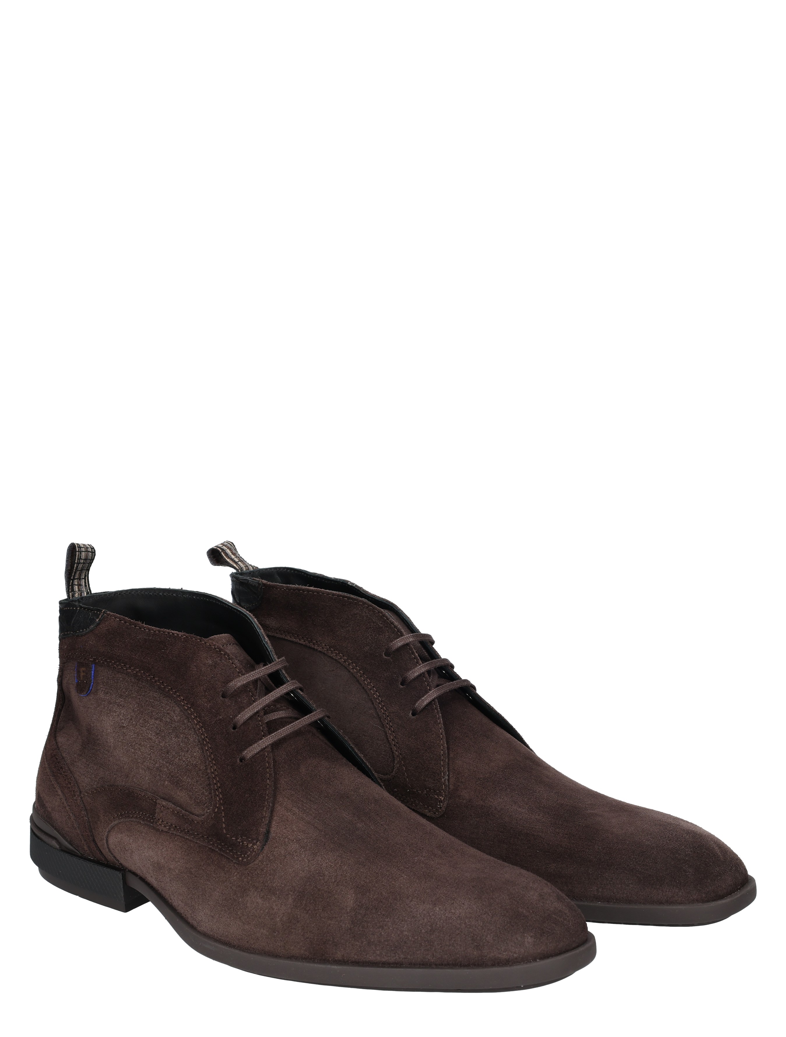 laarzen, bruine suède, enkelhoog, veterschoen, elegant