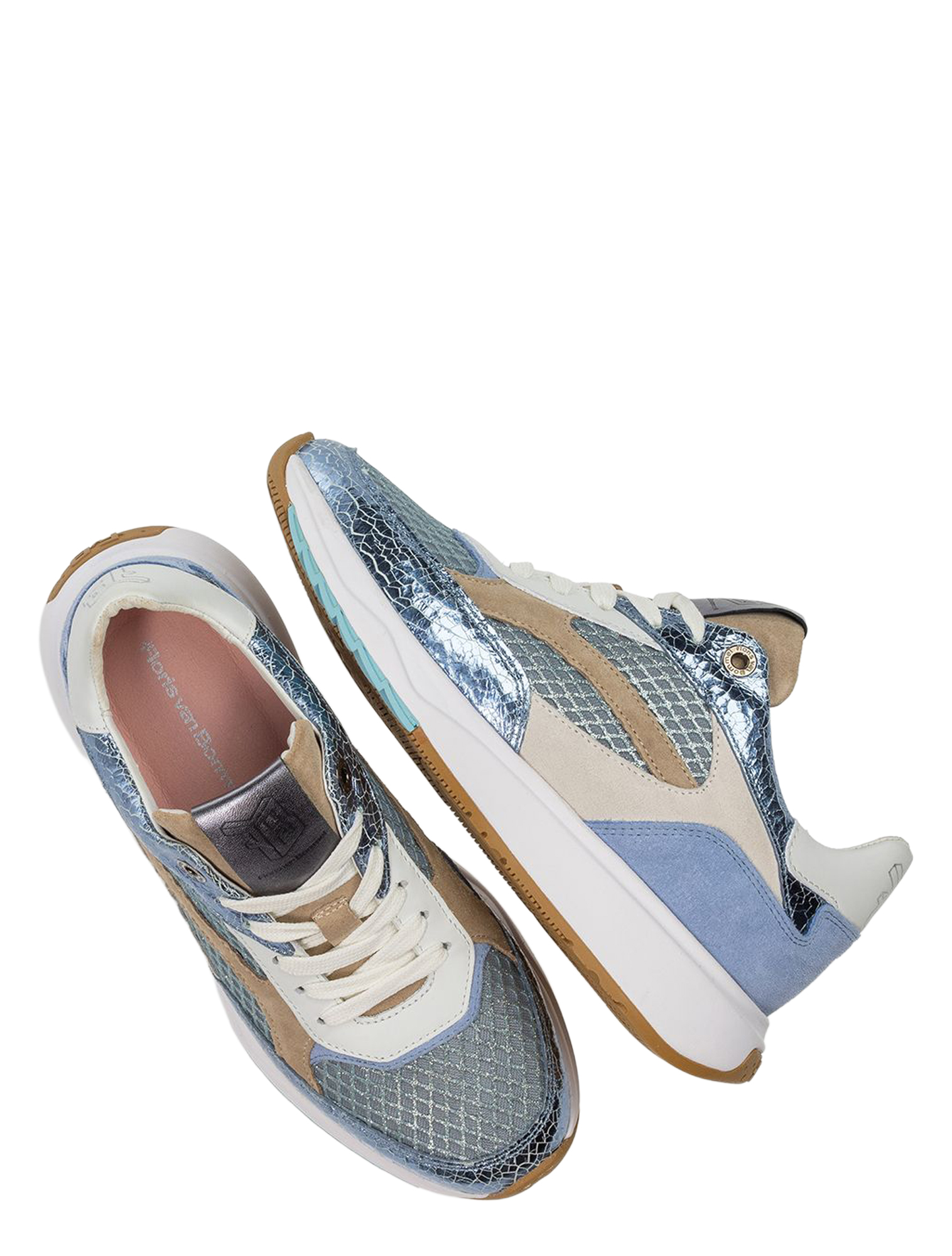 Floris van Bommel - Suvi 10138 02.19 Light Blue - Sneakers - Dames - Lage Sneakers - 51478_03_3