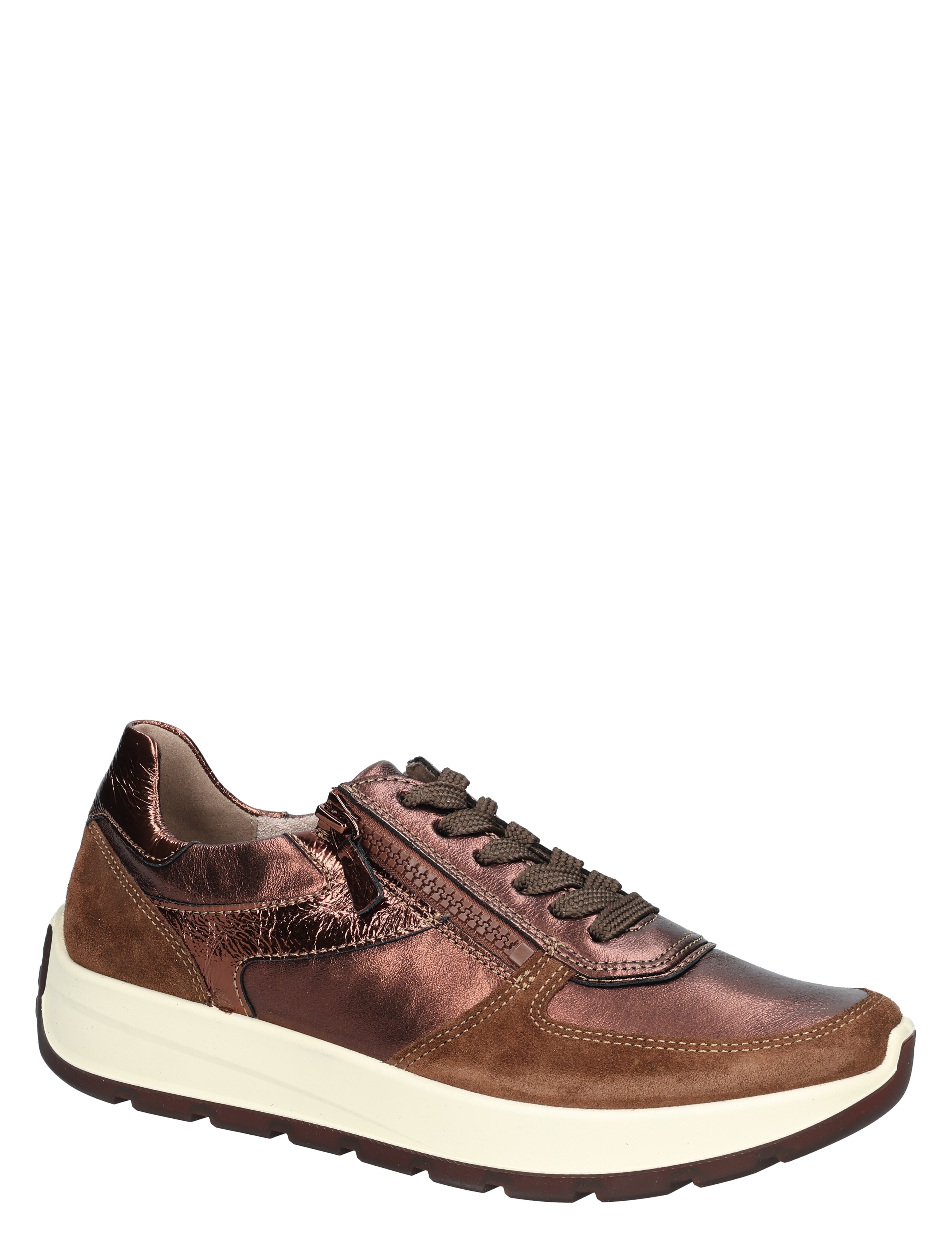 Ara - 12-25112-03 Mocca Gold H-Wijdte - Dames - Veterschoenen - Casual Veterschoenen - 48822_53_3