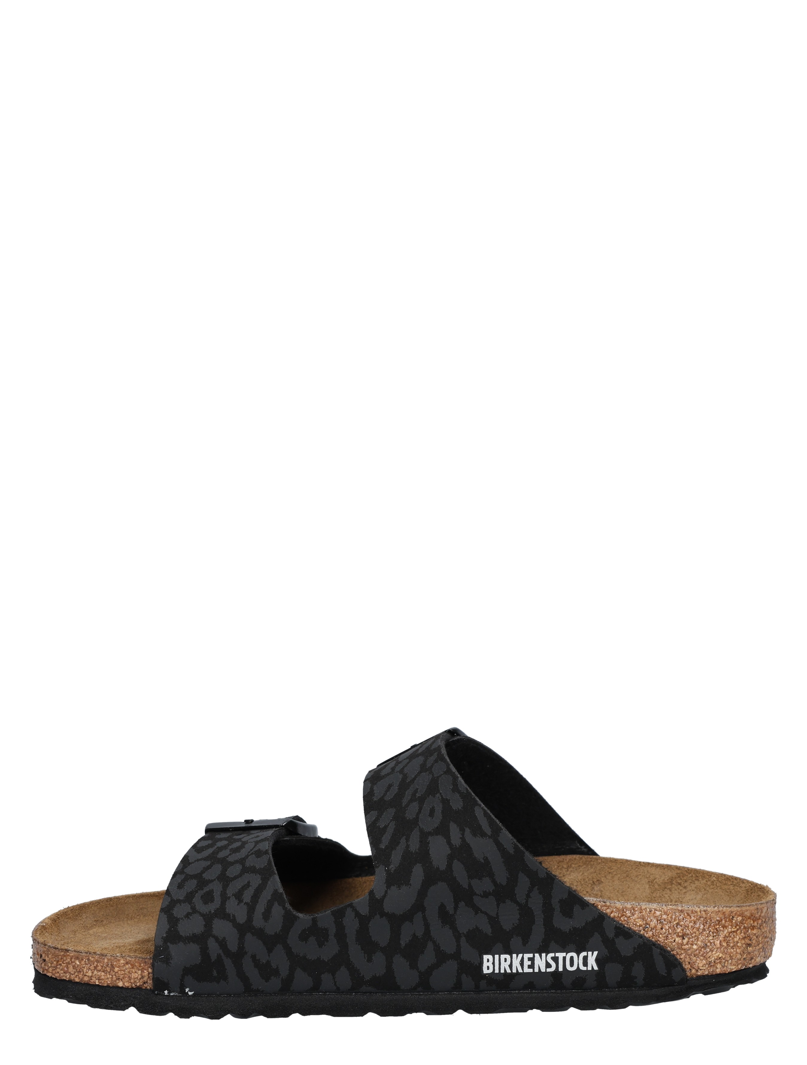 Birkenstock - Arizona Women Leopard Print Black Narrow - Dames - Meisjes - Muiltjes - Muiltjes - 48104_11_3