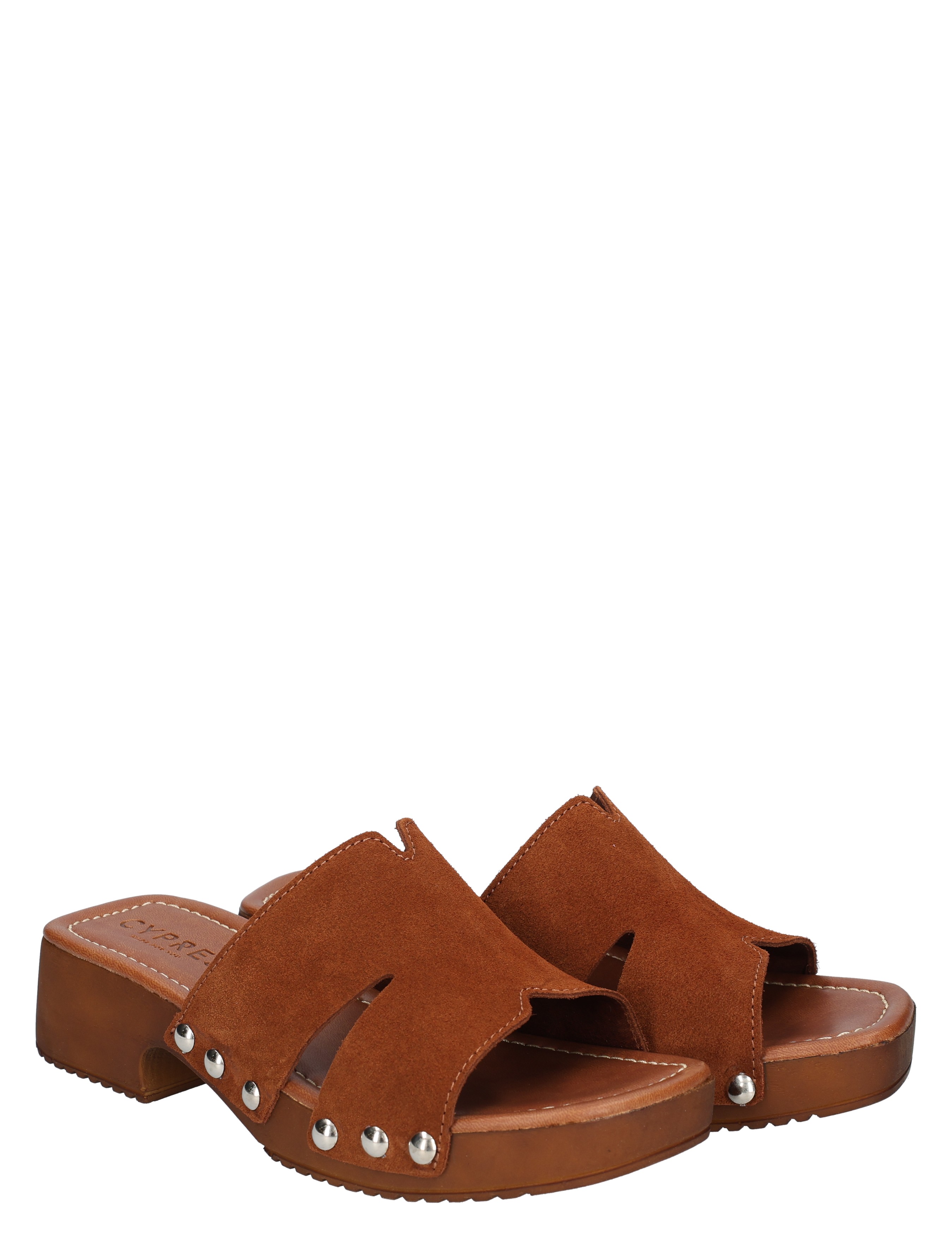 Cypres - Ziare 2610705 Suede Brown - Dames - Muiltjes - 50310_22_5
