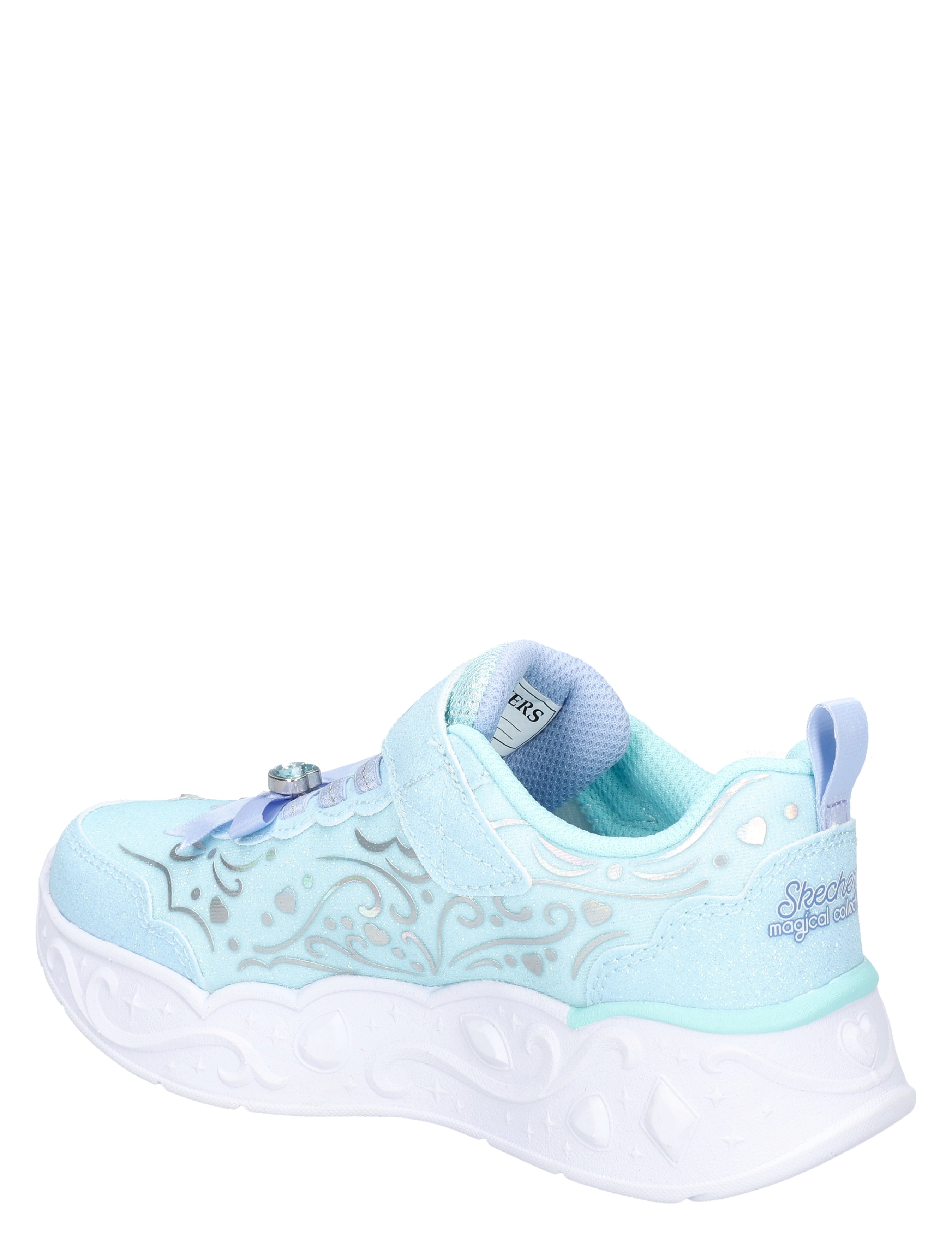 kinderschoen, sportschoen, lichtblauw, padded, model met vleugjes patroon