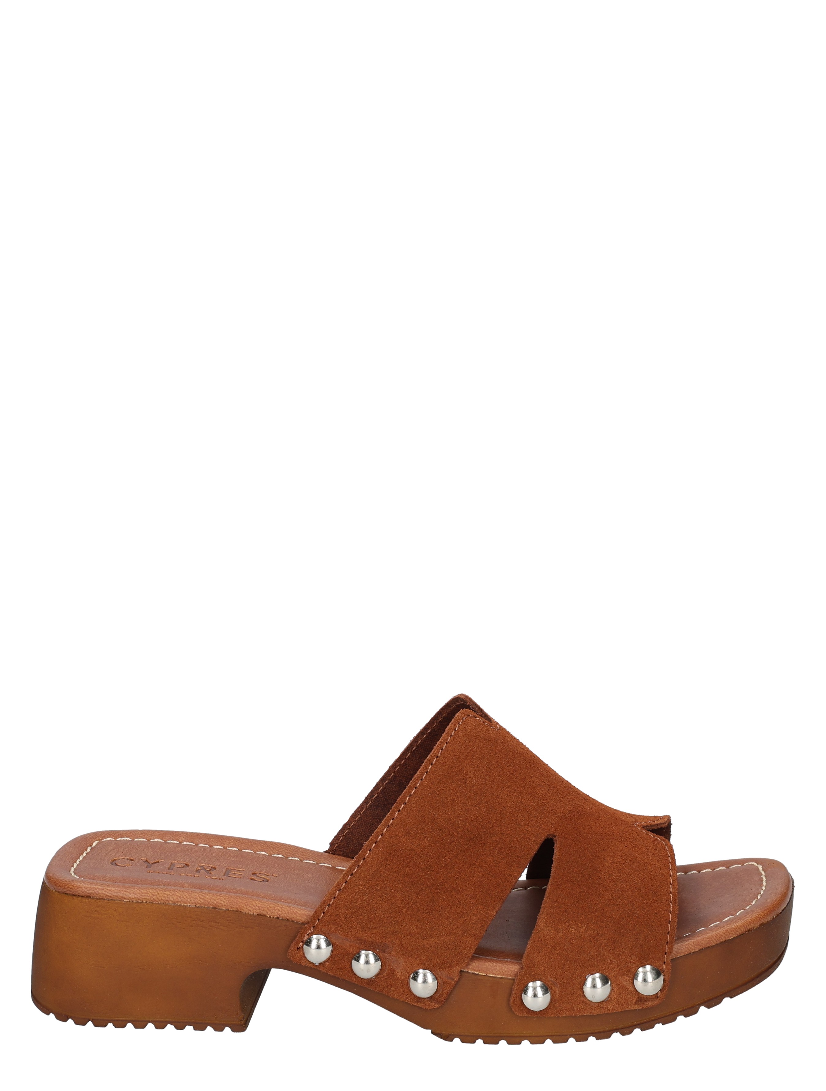 Cypres - Ziare 2610705 Suede Brown - Dames - Muiltjes - 50310_22_1