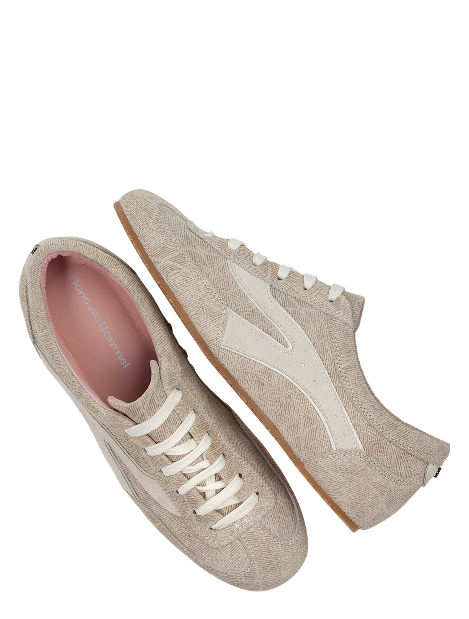 Floris van Bommel - Aimi 10161 01.06 Taupe - Dames - Sneakers - Lage Sneakers - 51490_77_3