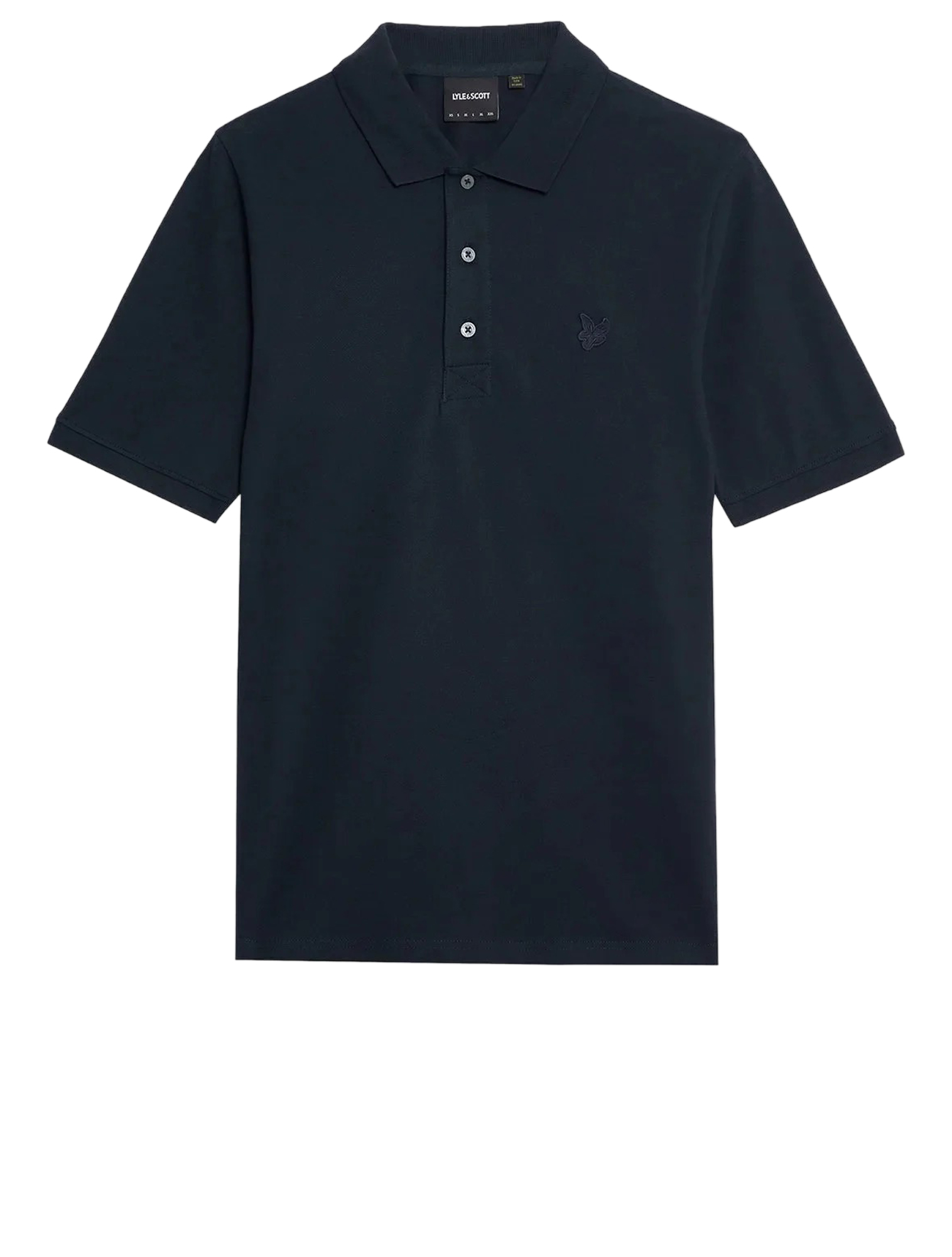 Lyle and Scott - Superfine Polo Shirt Dark Navy - Heren - T-Shirts & Polos - 49955_33_1