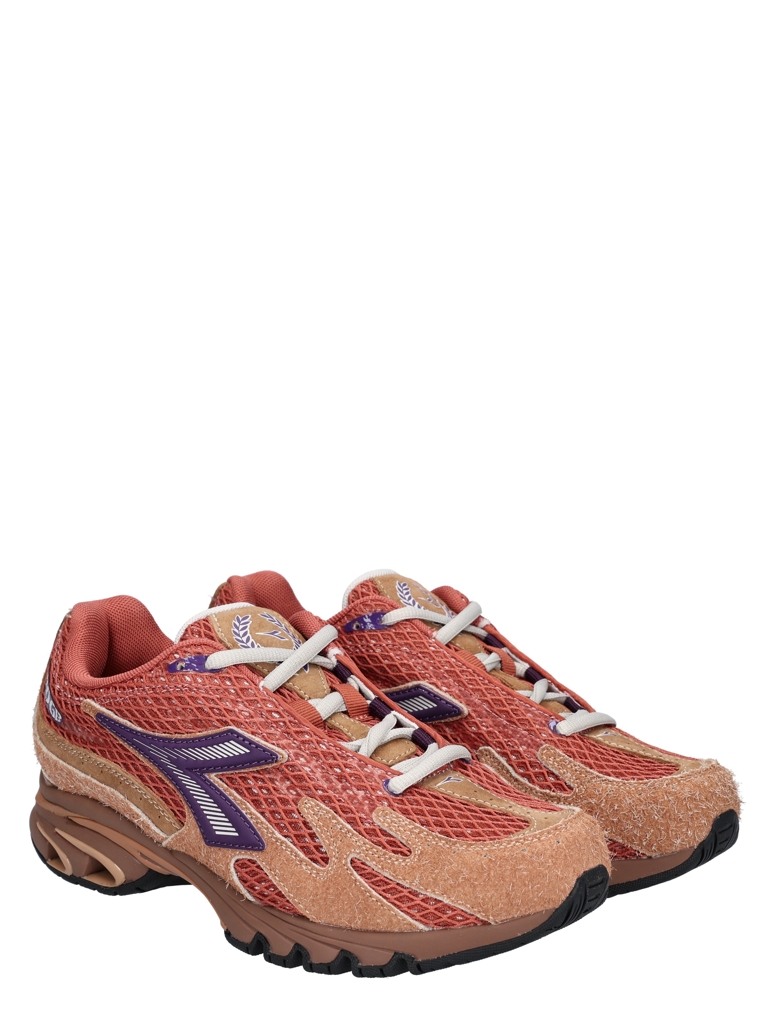 sneakers, rood, mesh, veters, loopvlak