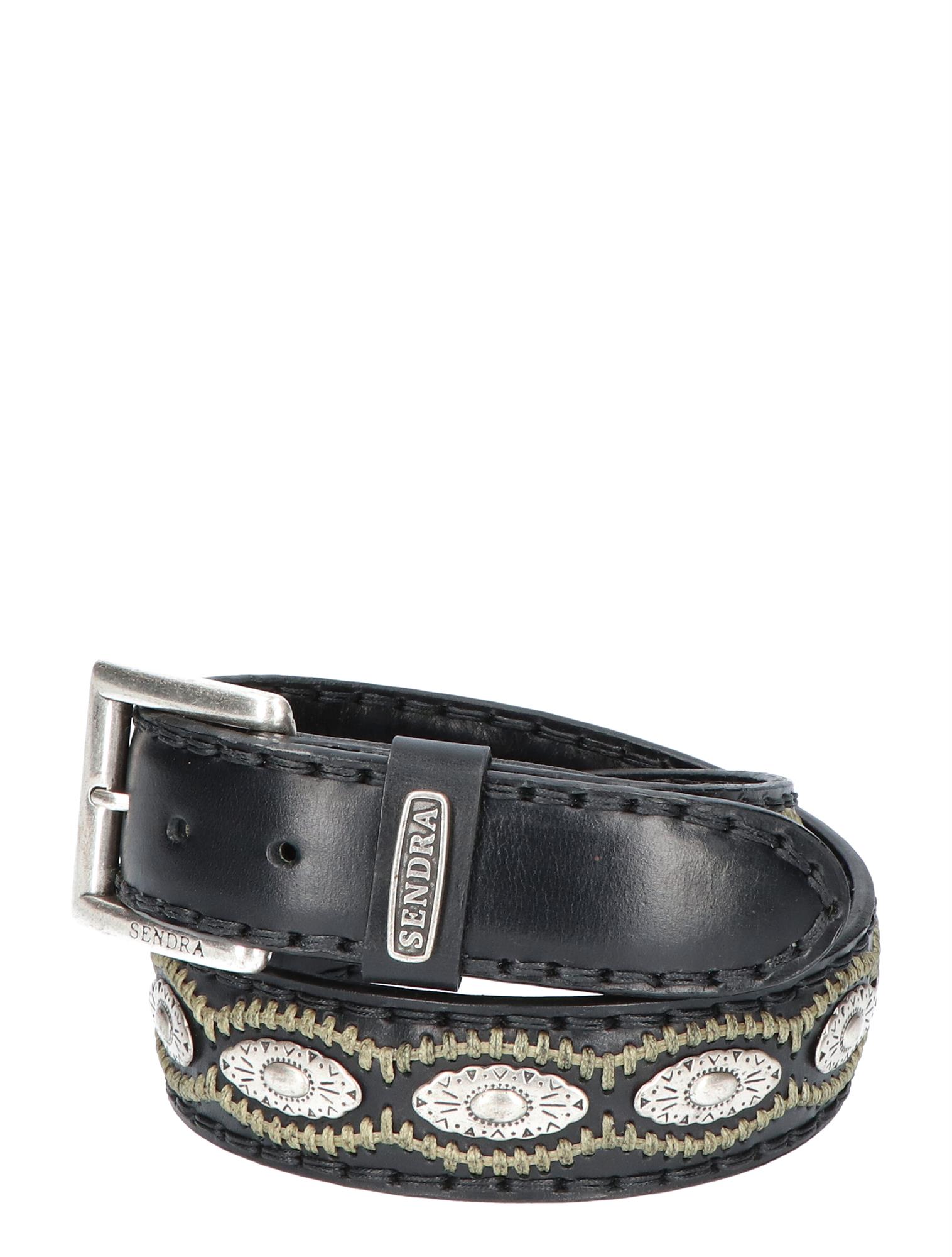 Sendra - 7606 Riem Black - Dames - Heren - Riemen - Riemen - 10997_11_3