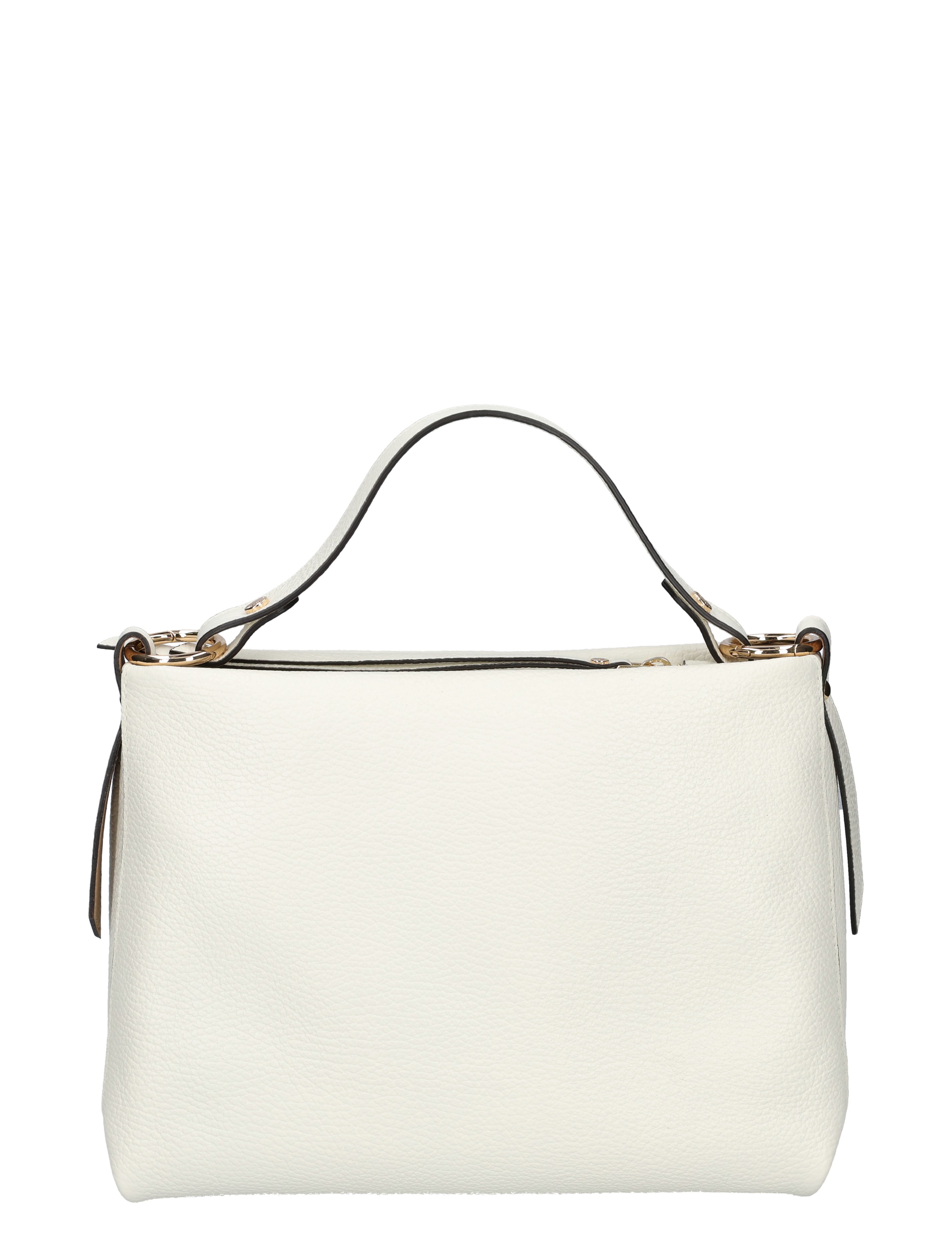 leren, handtas, witte tas, pebble leer, Klein formaat