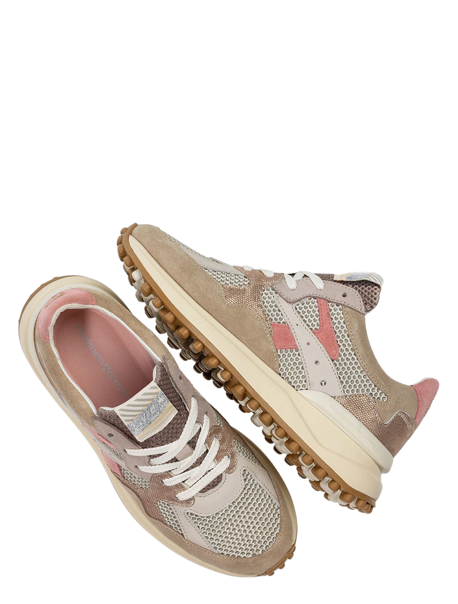 Floris van Bommel - Noppi 10153 46.04 Gold - Dames - Sneakers - Lage Sneakers - 51481_53_3