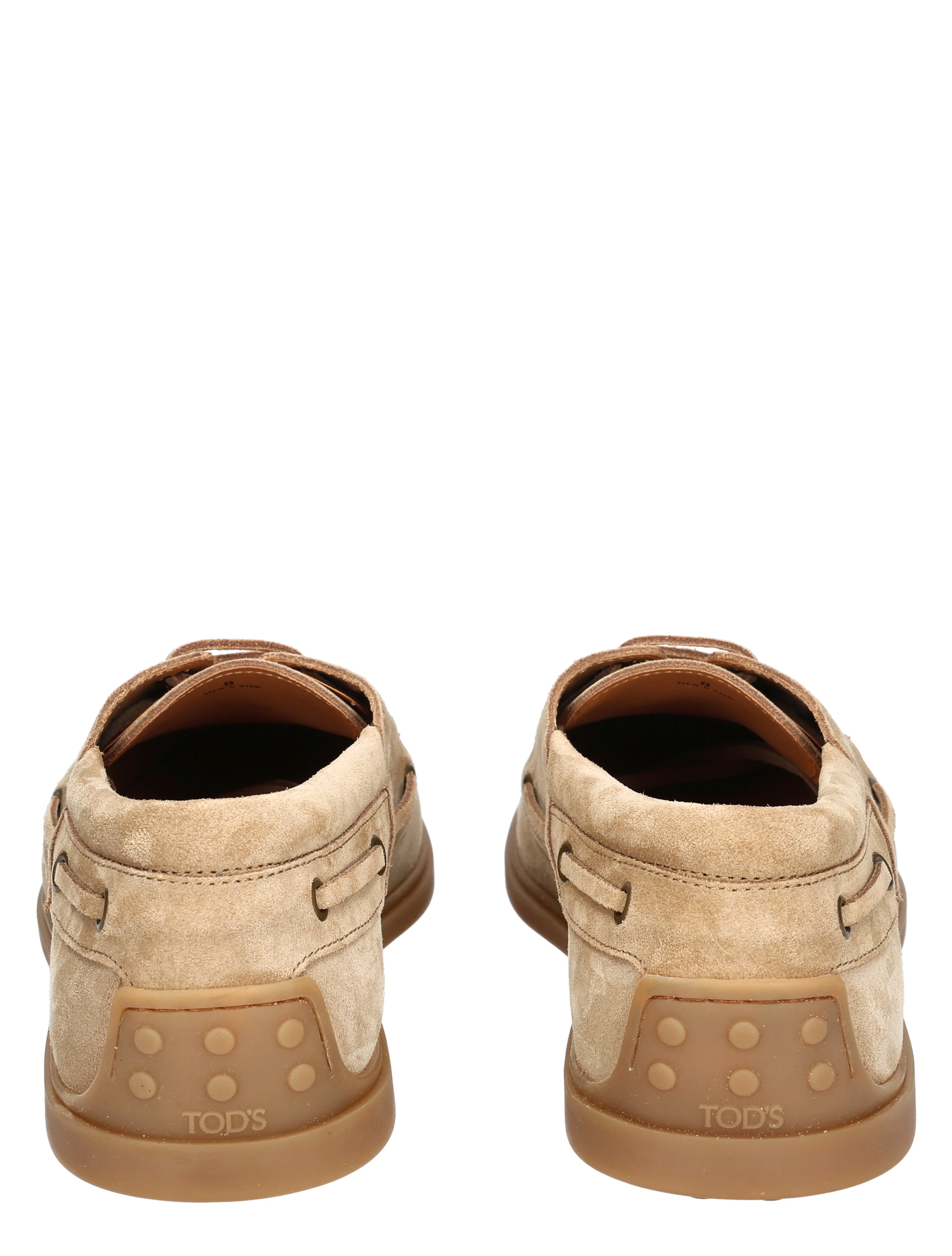 Tods - Barca in Suede C801 Beige - Heren - Loafers - 49667_77_7