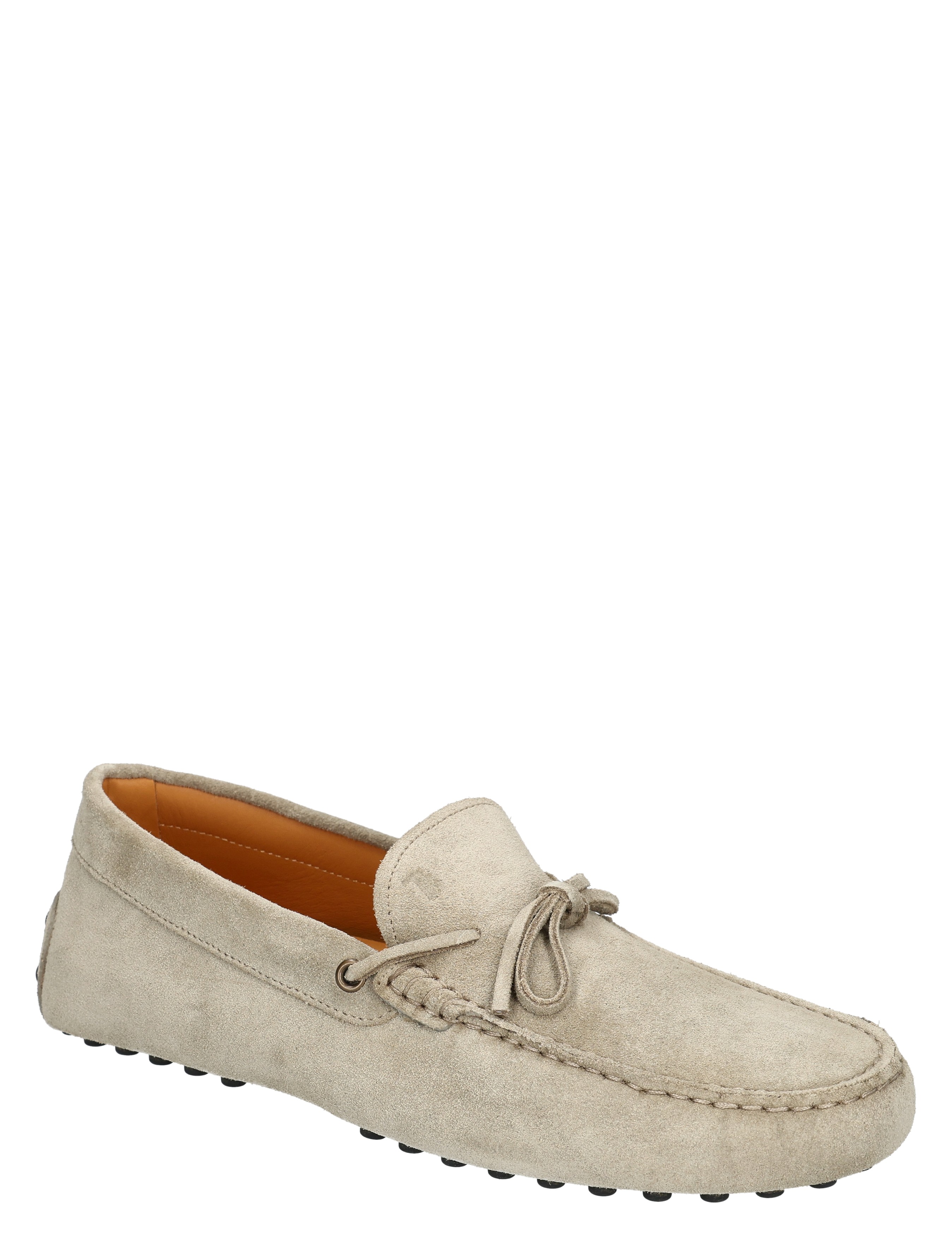 Tods - Gommino in Suede C405 Beige - Heren - Loafers - 49665_77_3