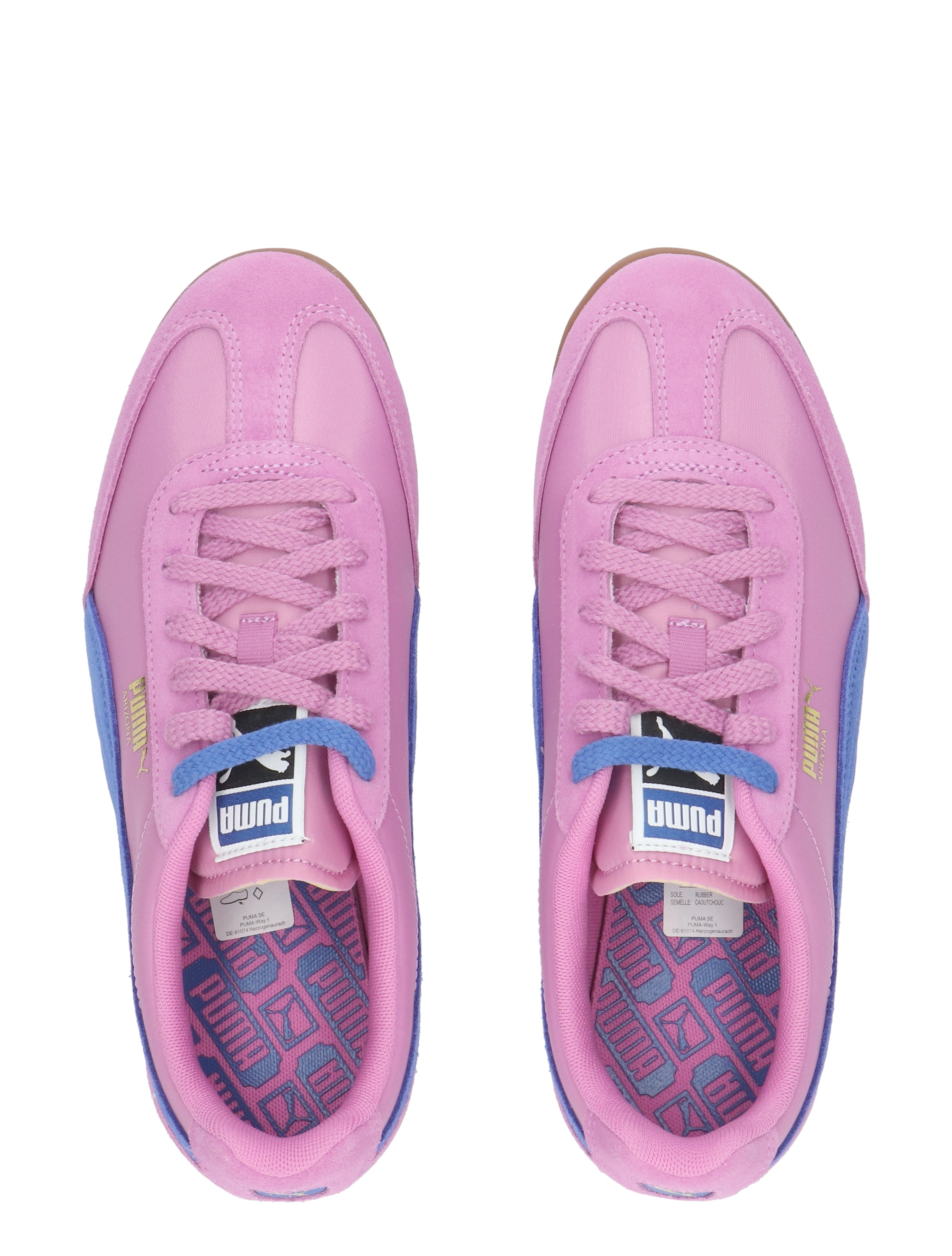 sneakers, pink, purple, lace-up, low-top