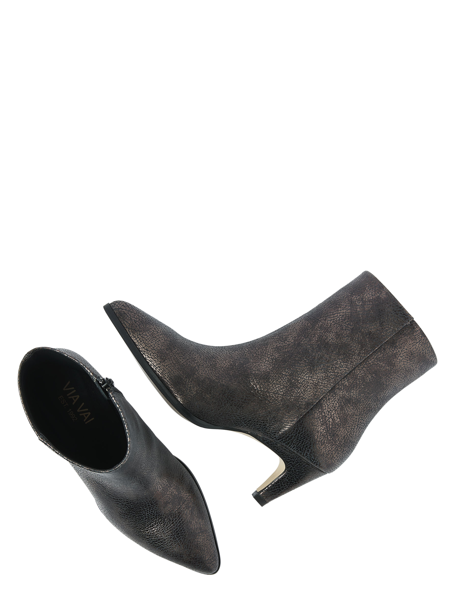 VIA VAI - Lina Jackson 62151 04-903 Grey - Dames - Boots - Enkellaarsjes - 50033_99_4