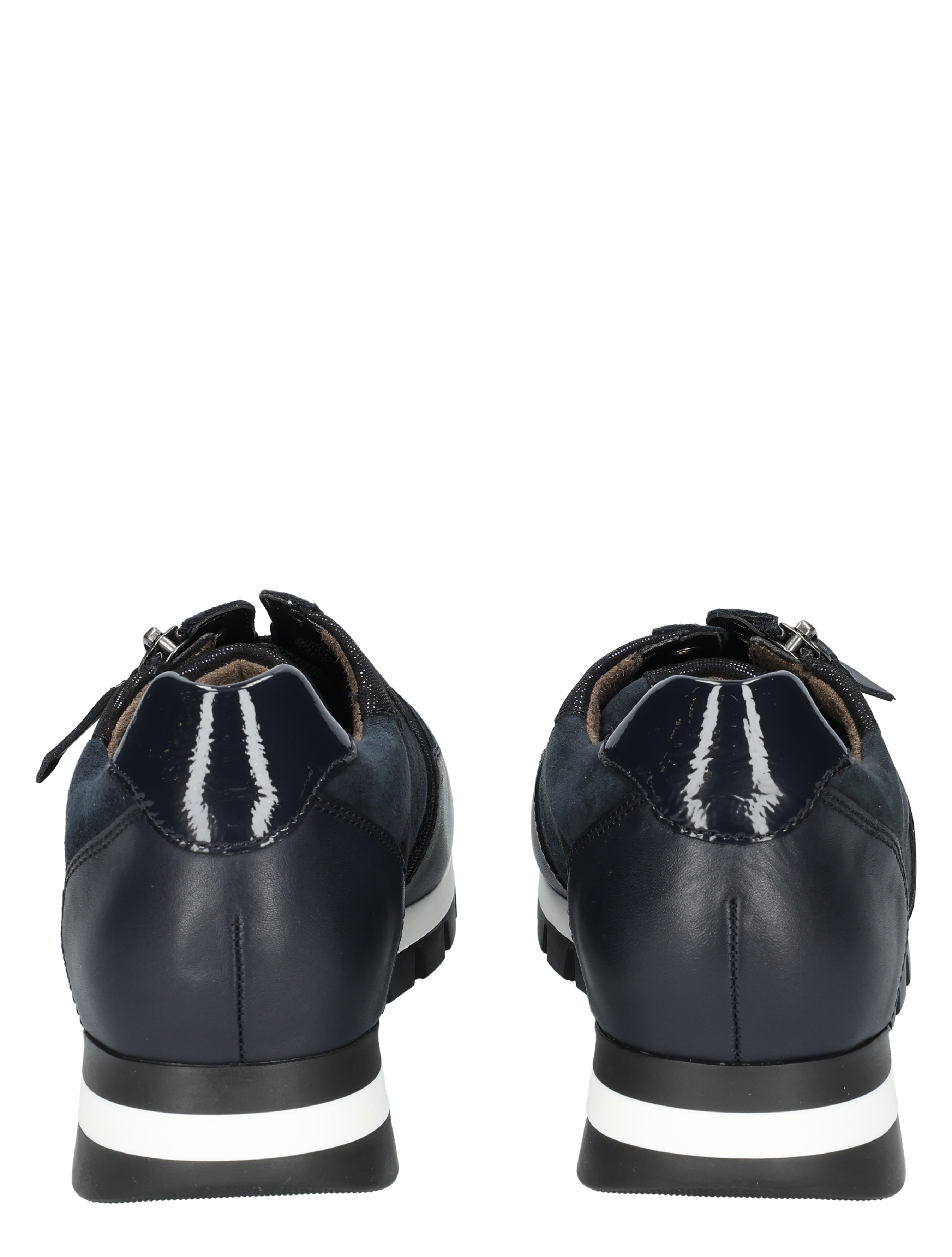 dameschoenen, laarzen, nep synth, leder, navy blauw