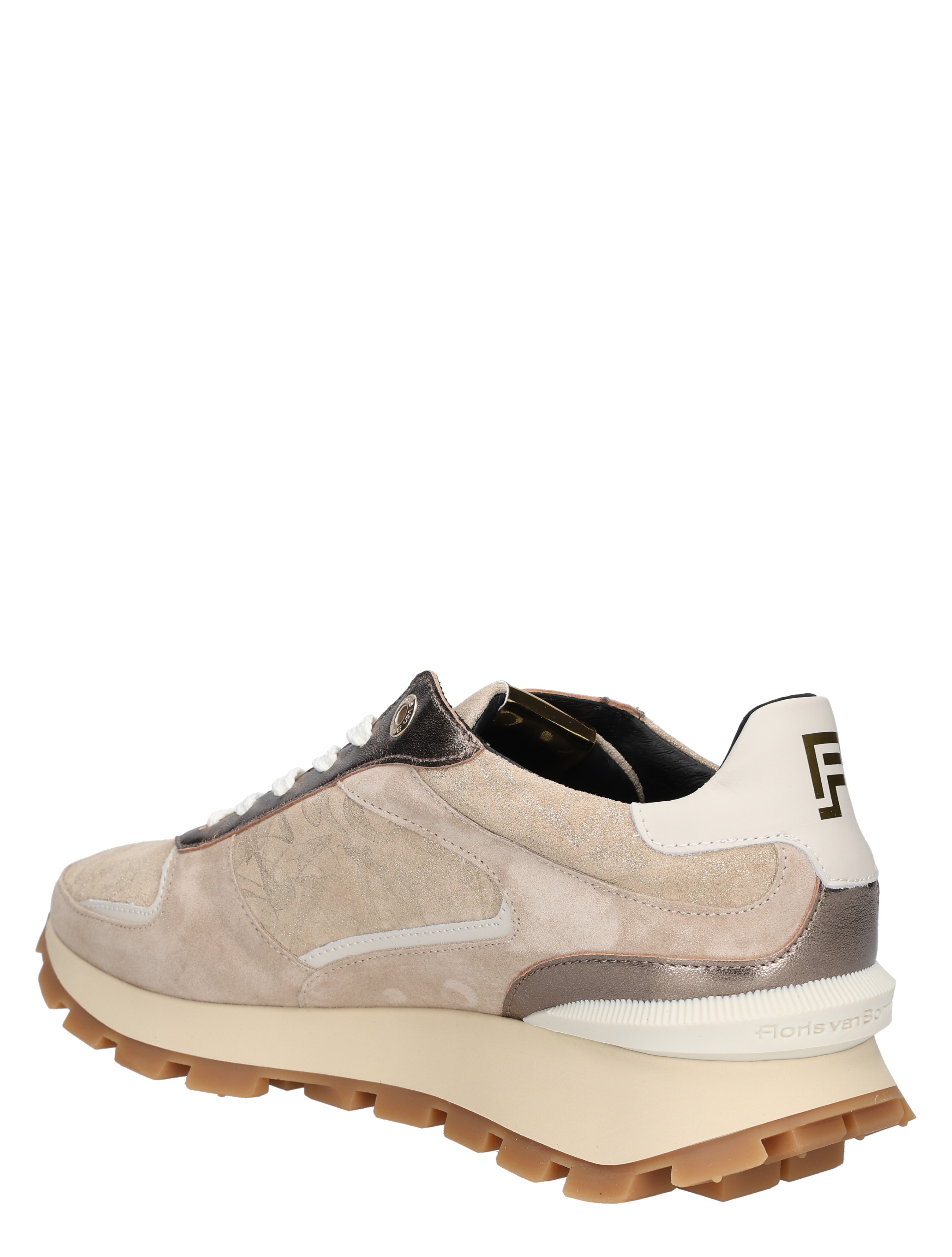 Floris van Bommel - Blokki SFW-10084 34-01 Taupe G-Wijdte - Sneakers - Dames - Lage Sneakers - 49290_77_4