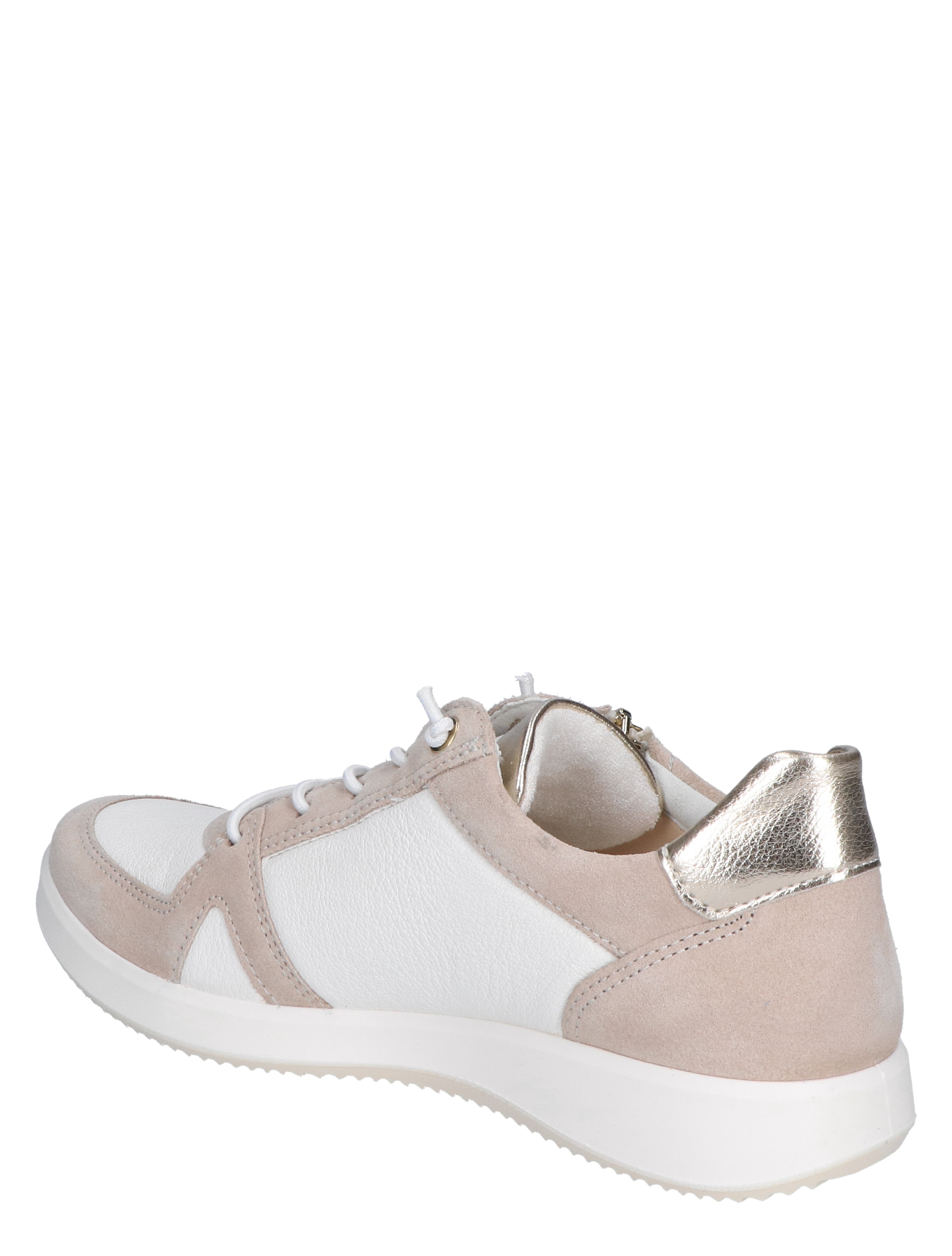 Ara - 12-23914-05 Cream Beige Silver H-Wijdte - Dames - Veterschoenen - Casual Veterschoenen - 47066_77_4
