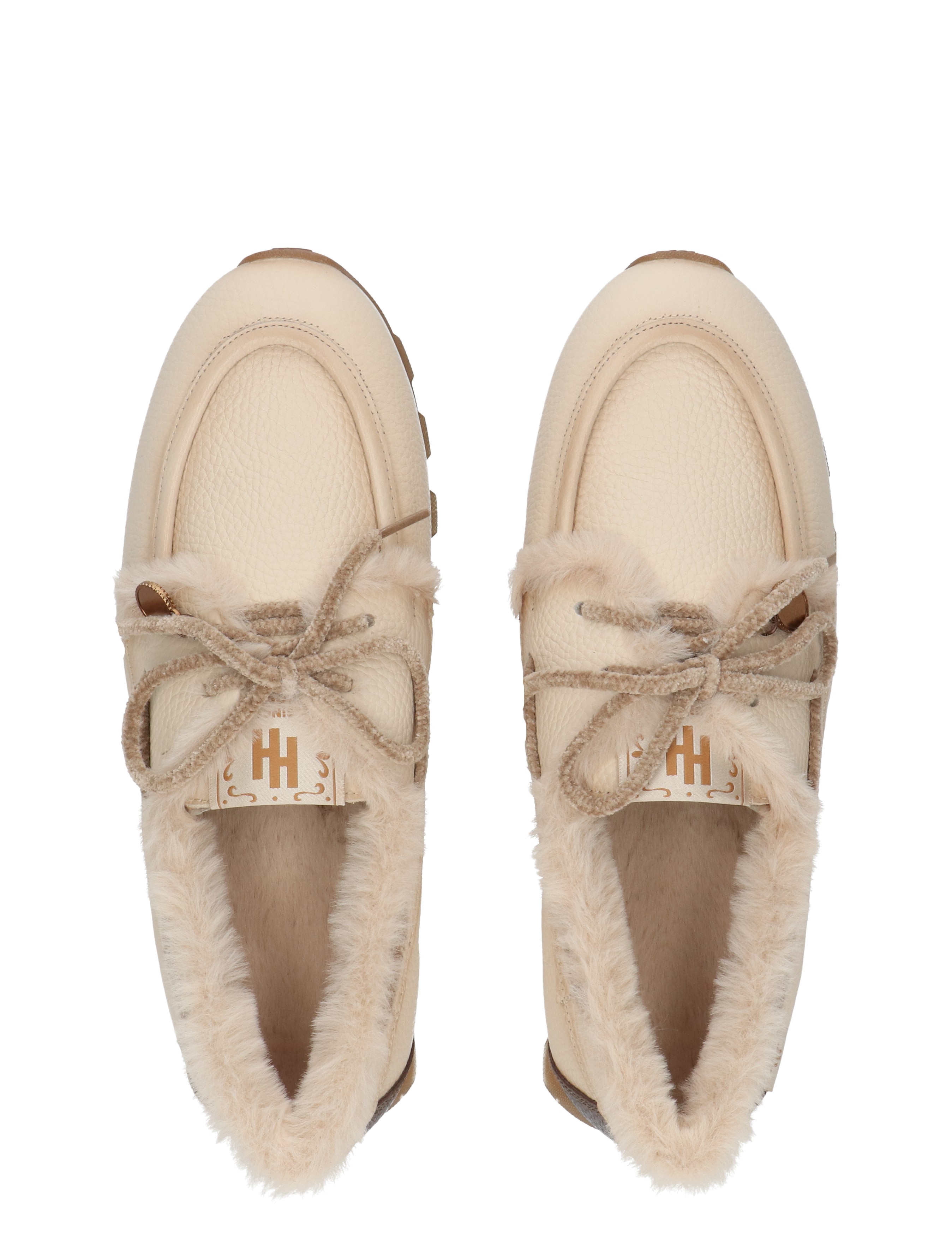 laarzen, sneakers, donskraag, vacht, beige