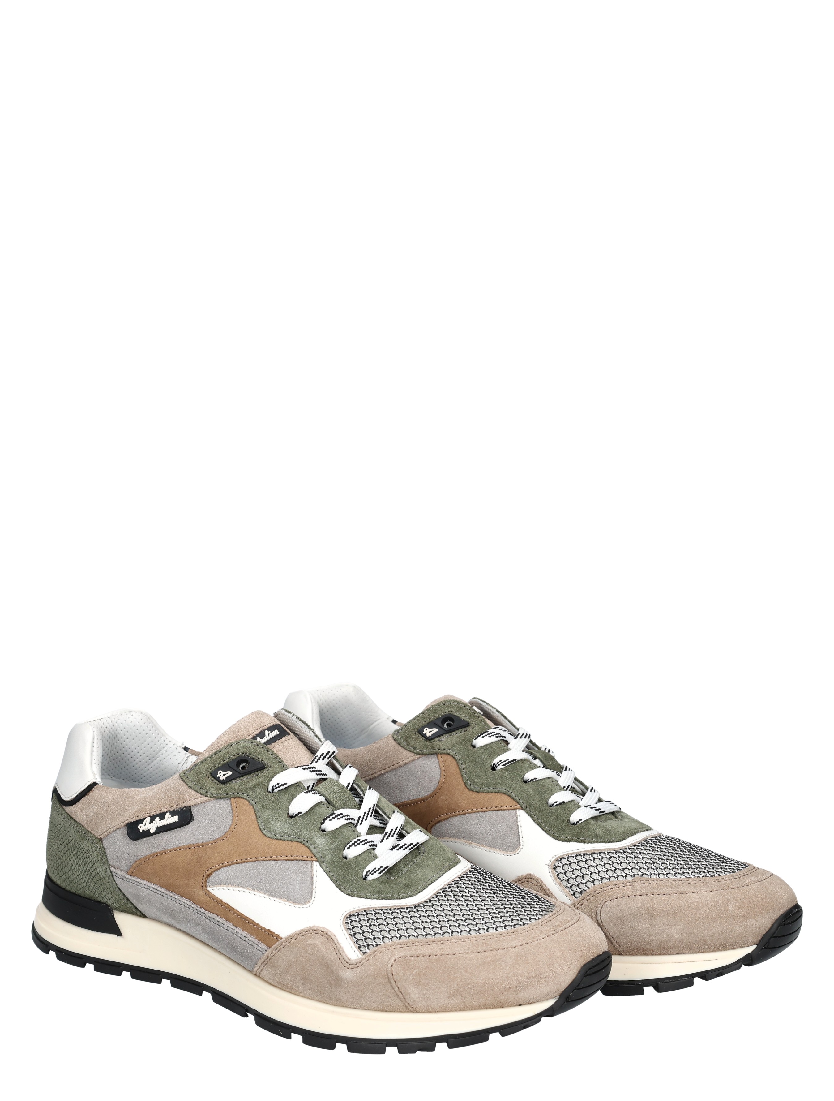 Australian - Tiago  15.1669.02.U02 Beige Green - Heren - Veterschoenen - Casual Veterschoenen - 50783_76_5