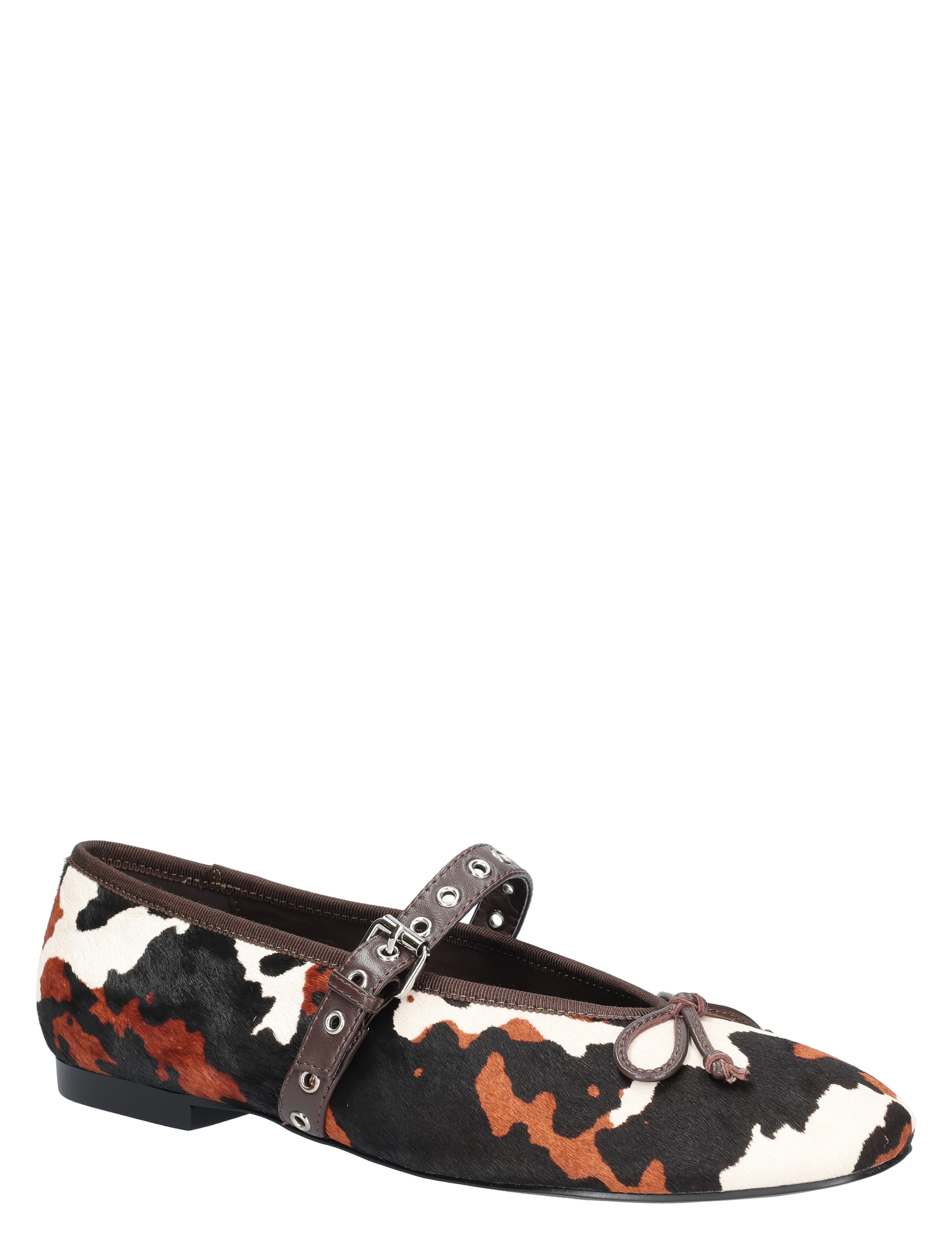 Bibi Lou - 730Z91VK Brown Black White - Dames - Ballerinas - 49031_28_3