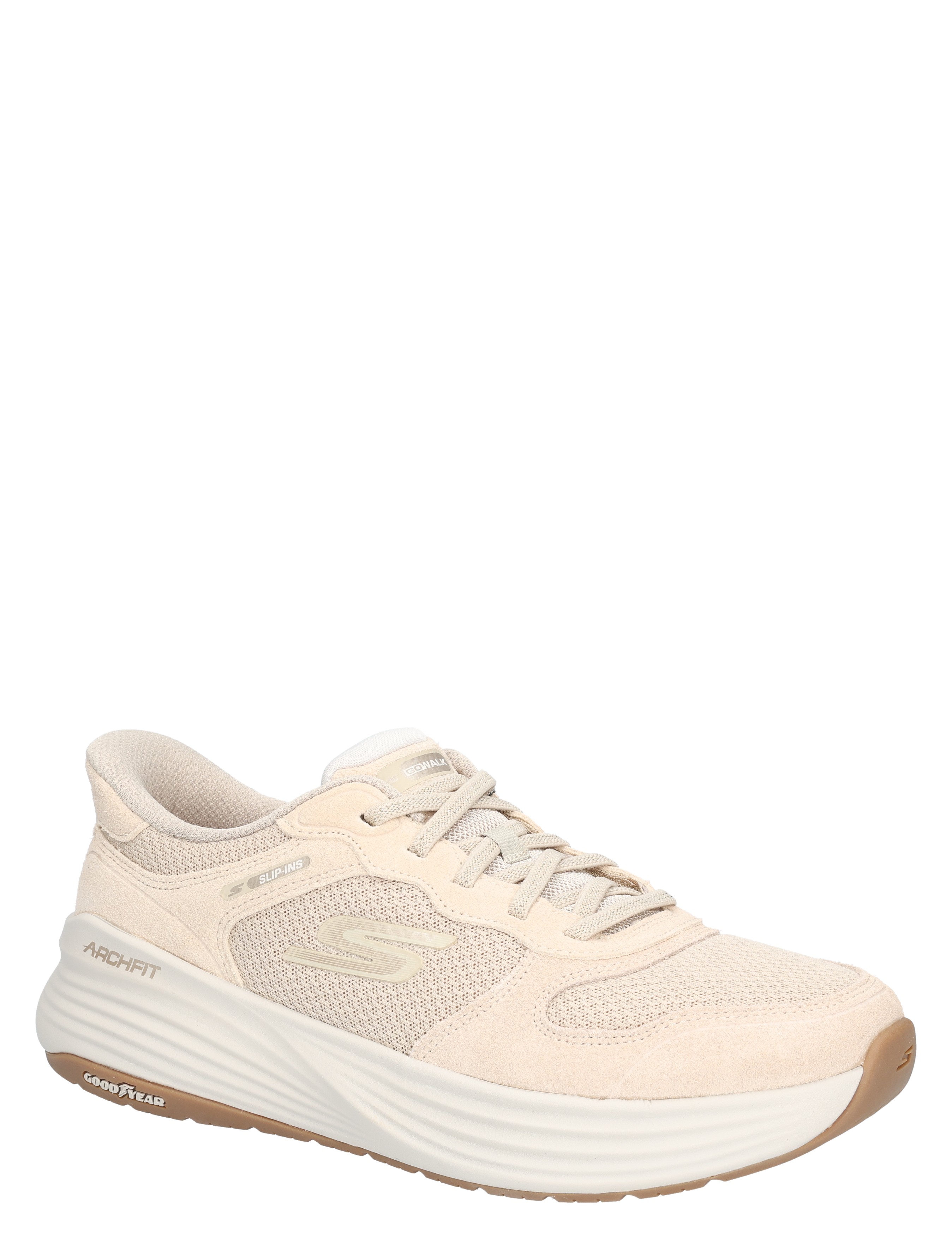 Skechers - Slip In Go Walk Stability 125963 Taupe - Sneakers - Dames - Lage Sneakers - 48197_77_3