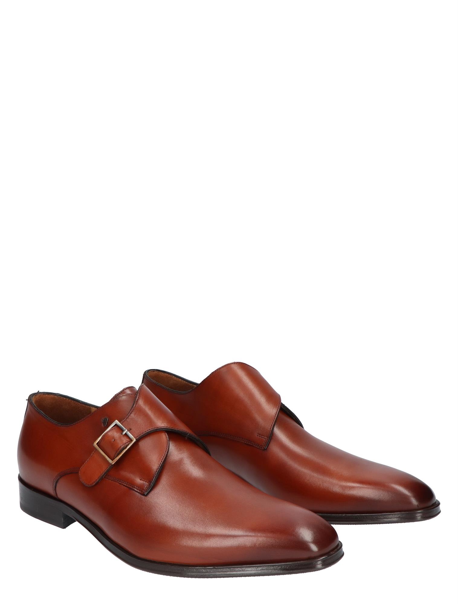 Van Bommel - 30146 Raffa 06.00 Dark Cognac H-Wijdte - Heren - Gespschoenen - 40401_22_6