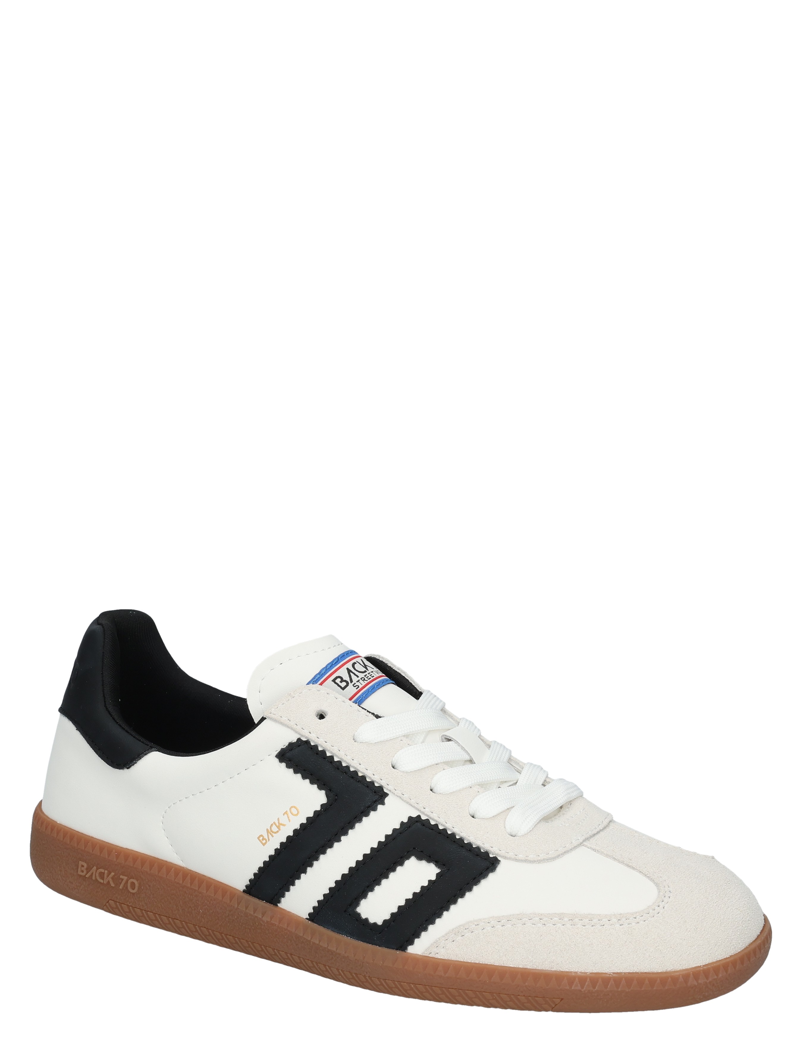 Back 70 - Cloud 2505-10 White Leather Black - Dames - Sneakers - Lage Sneakers - 50719_81_3