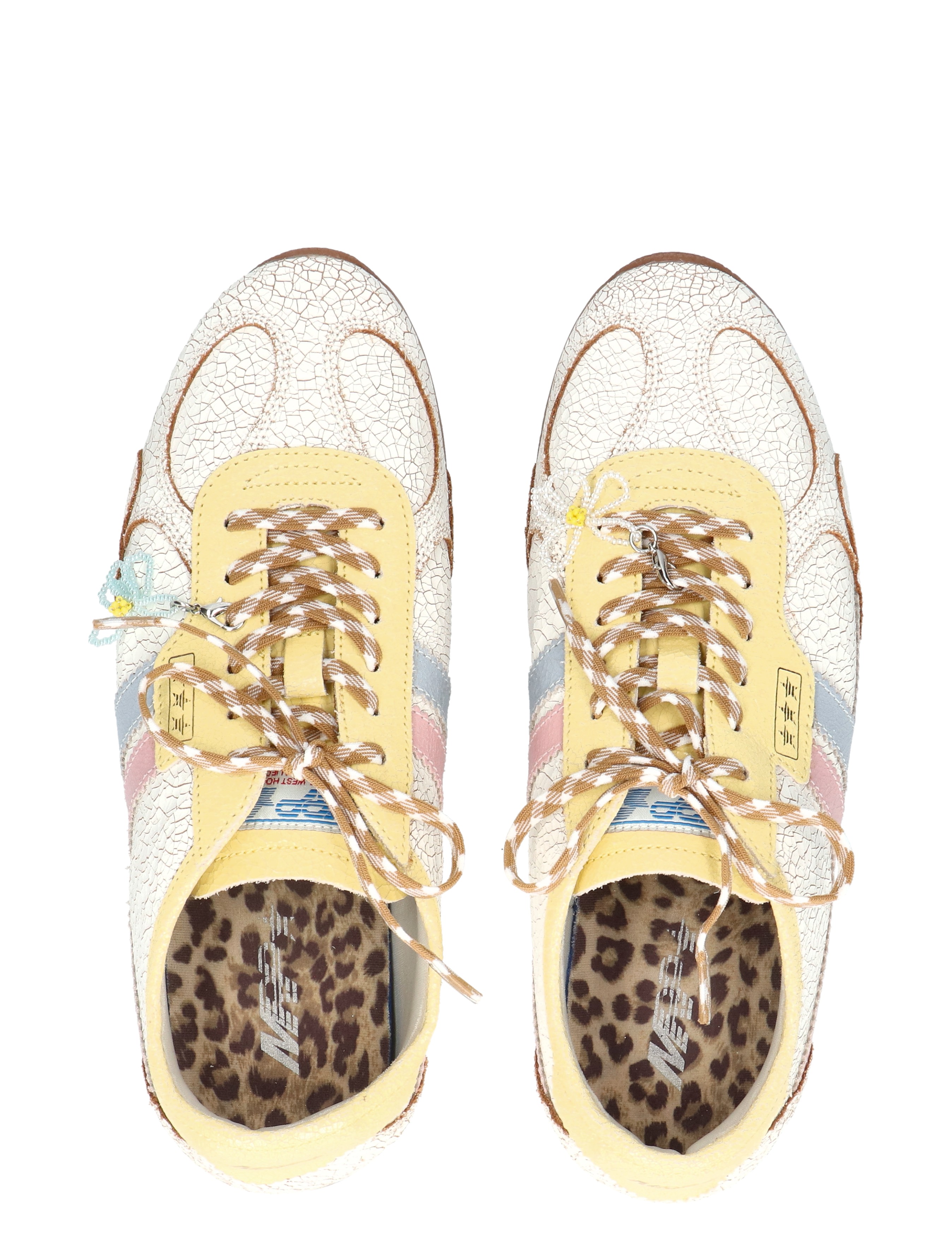 MRP by Maripe - MRP V2 Combi White Yellow Blue - Dames - Sneakers - Lage Sneakers - 50642_88_7