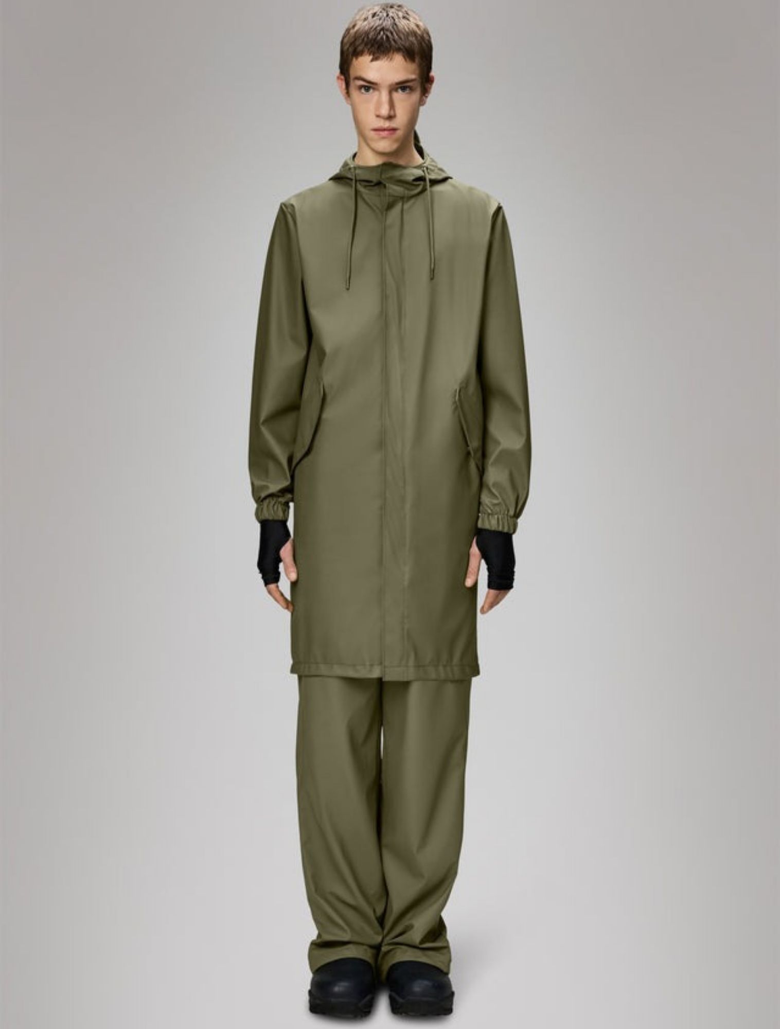 Rains - Fishtail Parka W3 Marsh - Heren - Jassen & Jacks - 48329_66_2