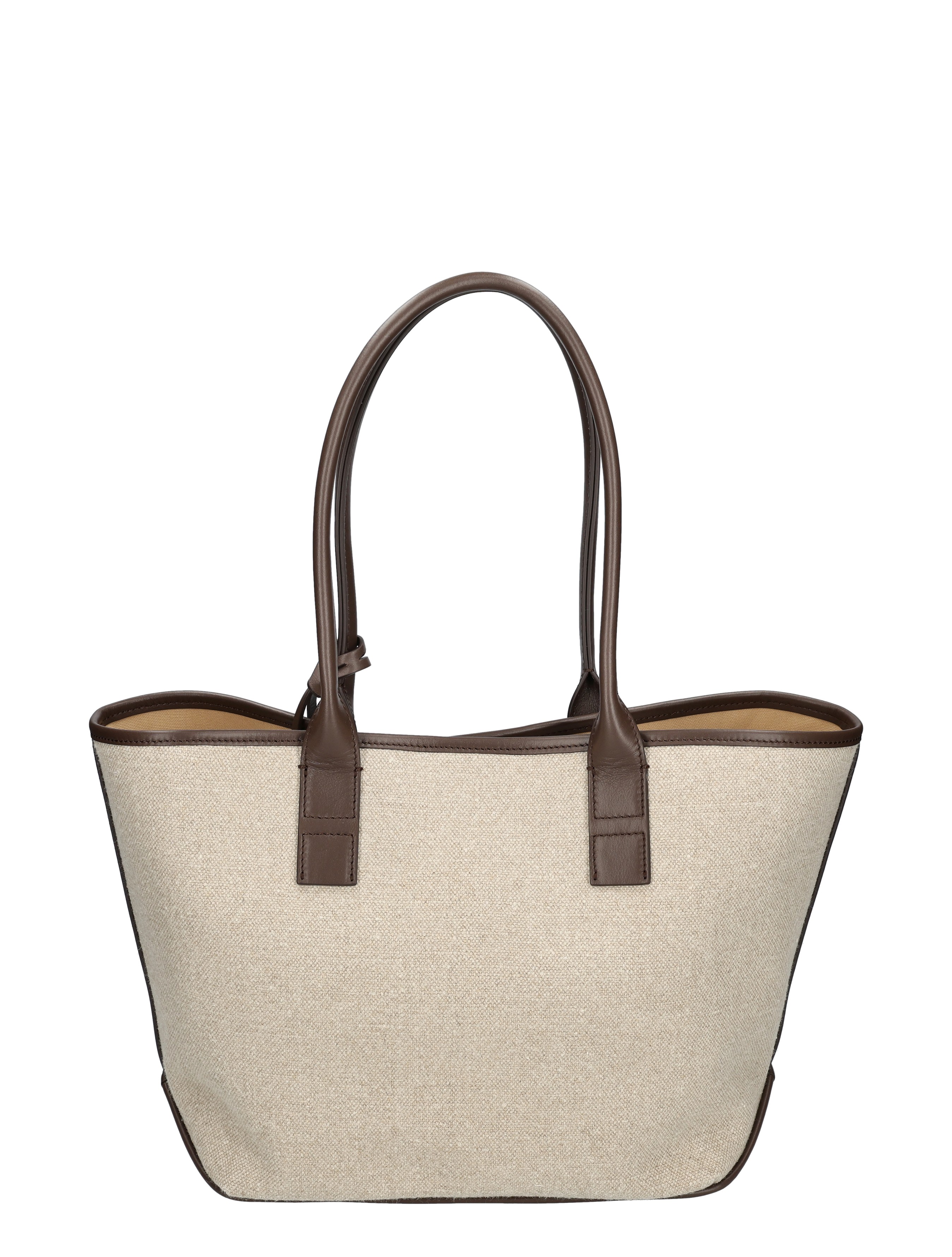Hogan - Script Shopping Bag Small Brown Ivory - Dames - Schoudertassen - 49673_72_2