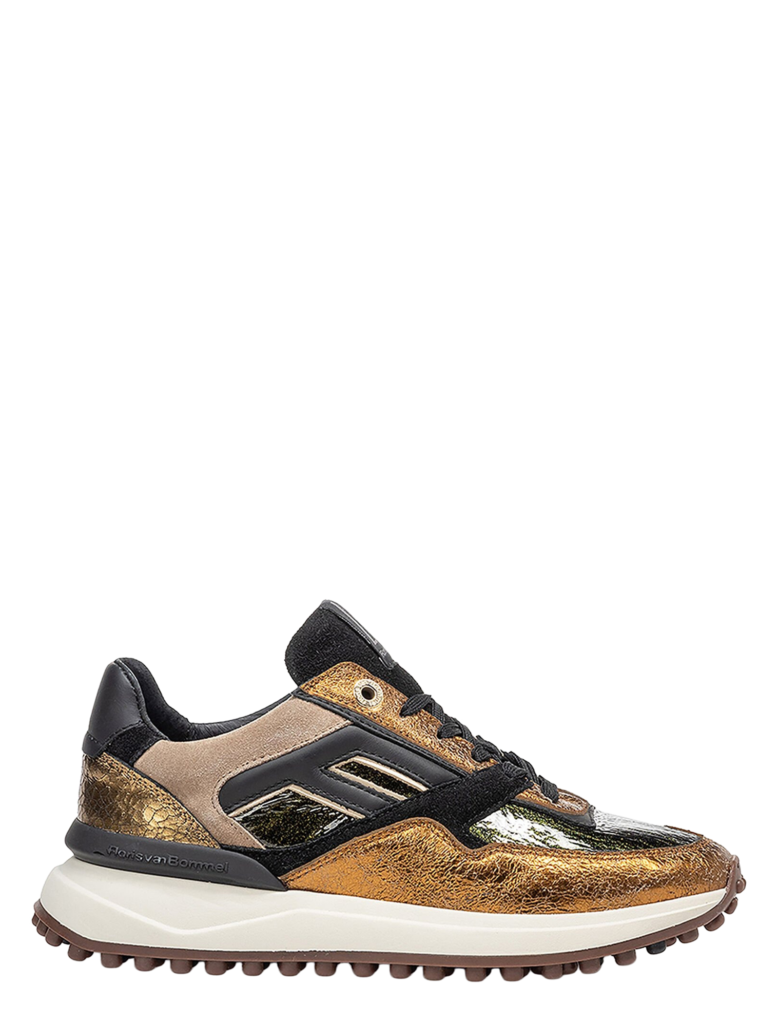 Floris van Bommel - Noppi SFW-10128 92-01 Bronze G-Wijdte - Sneakers - Dames - Lage Sneakers - 50096_53_1