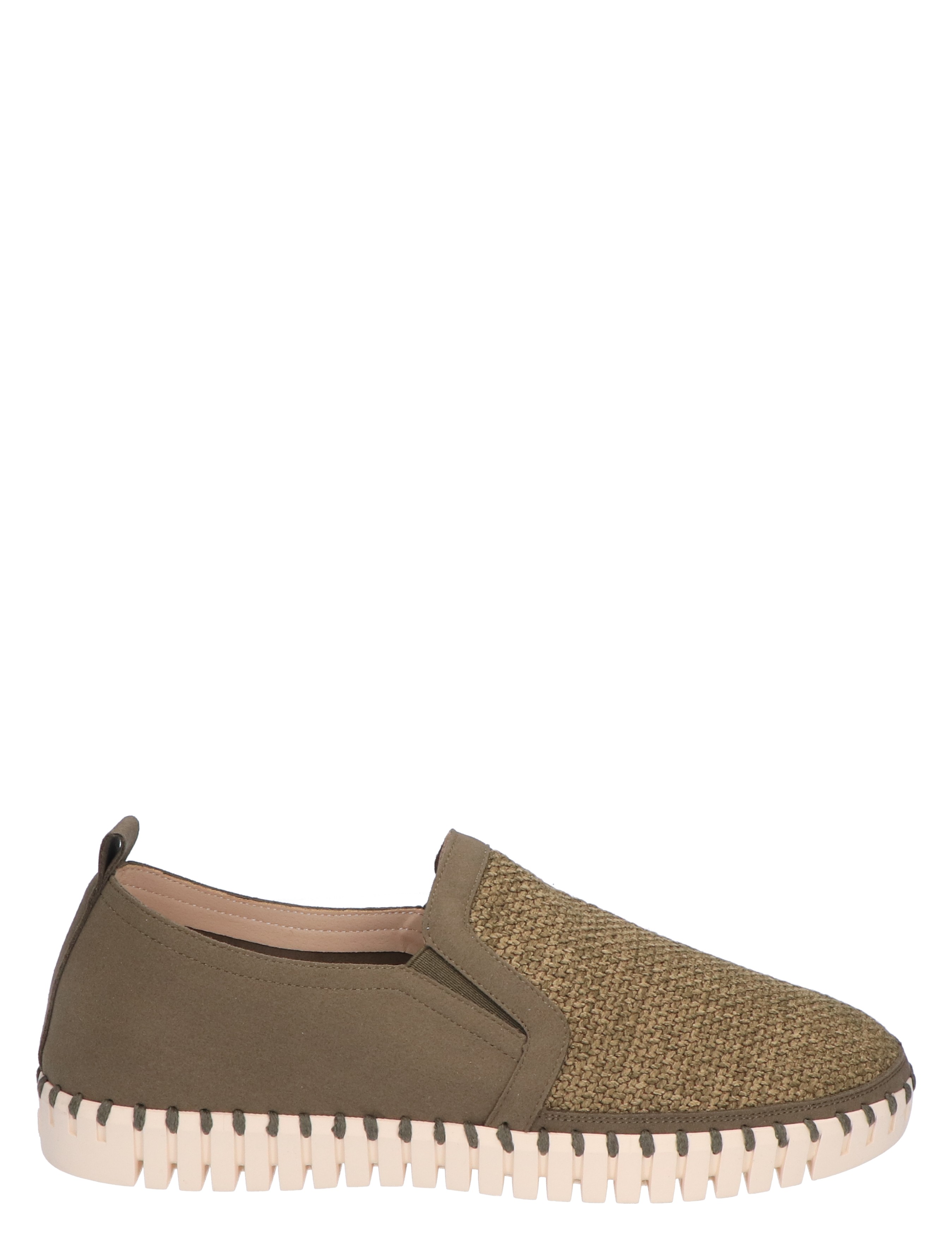 Ilse Jacobsen - Tulip 3885 Men 465 111 Deep Olive - Heren - Espadrilles - 47273_66_1
