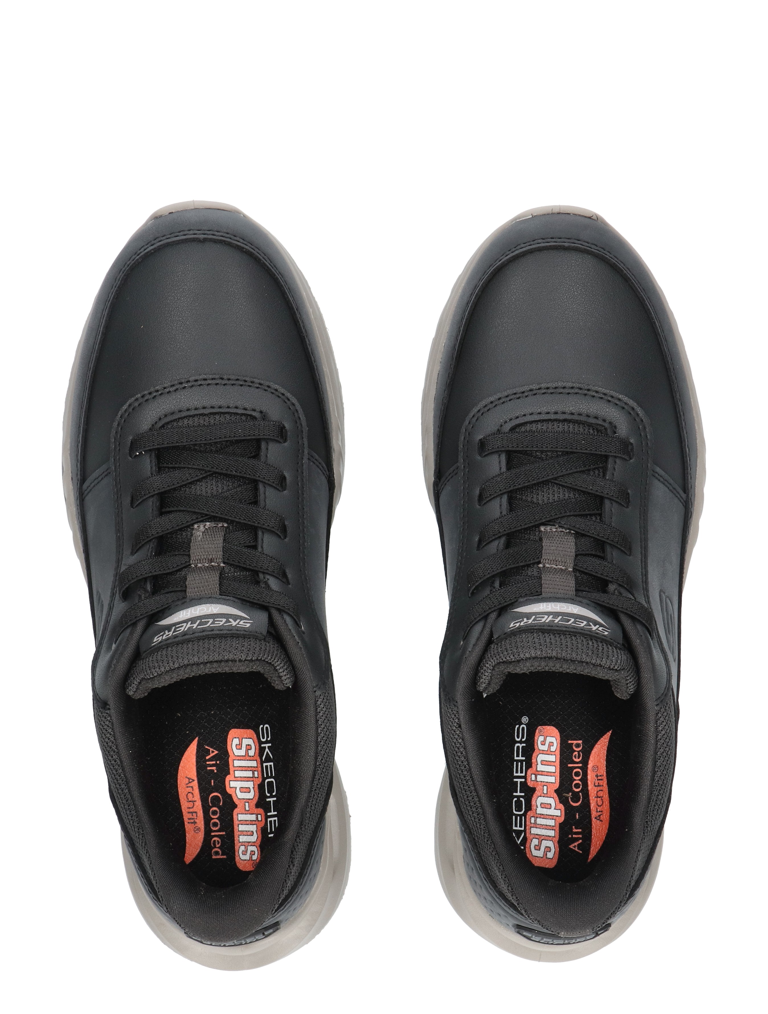 sneakers, zwart, veters, athletisch, slip-ons?