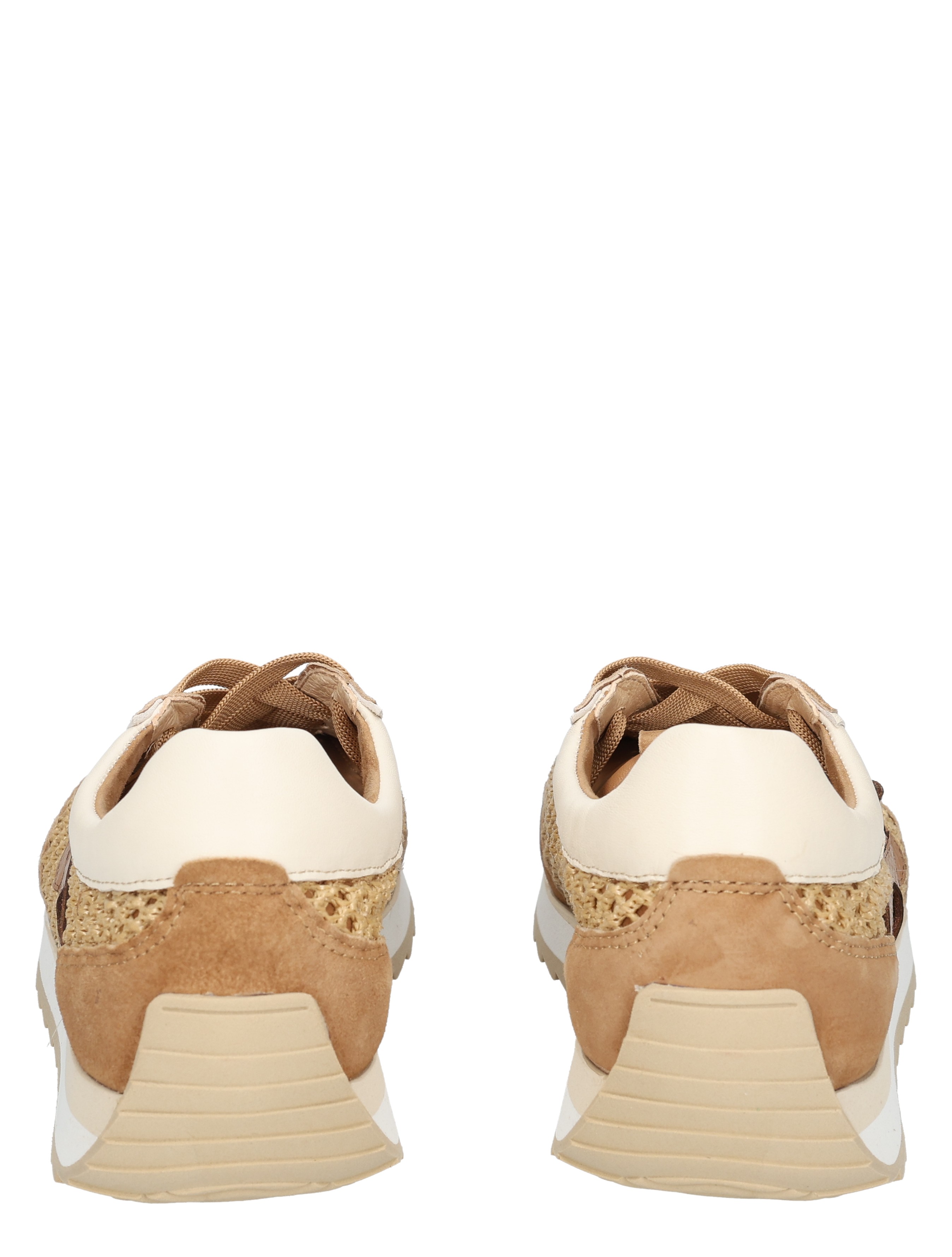 Softwaves - 9.32.29 009 Velour Cest Miglio Noisett - Dames - Veterschoenen - Casual Veterschoenen - 50737_22_6