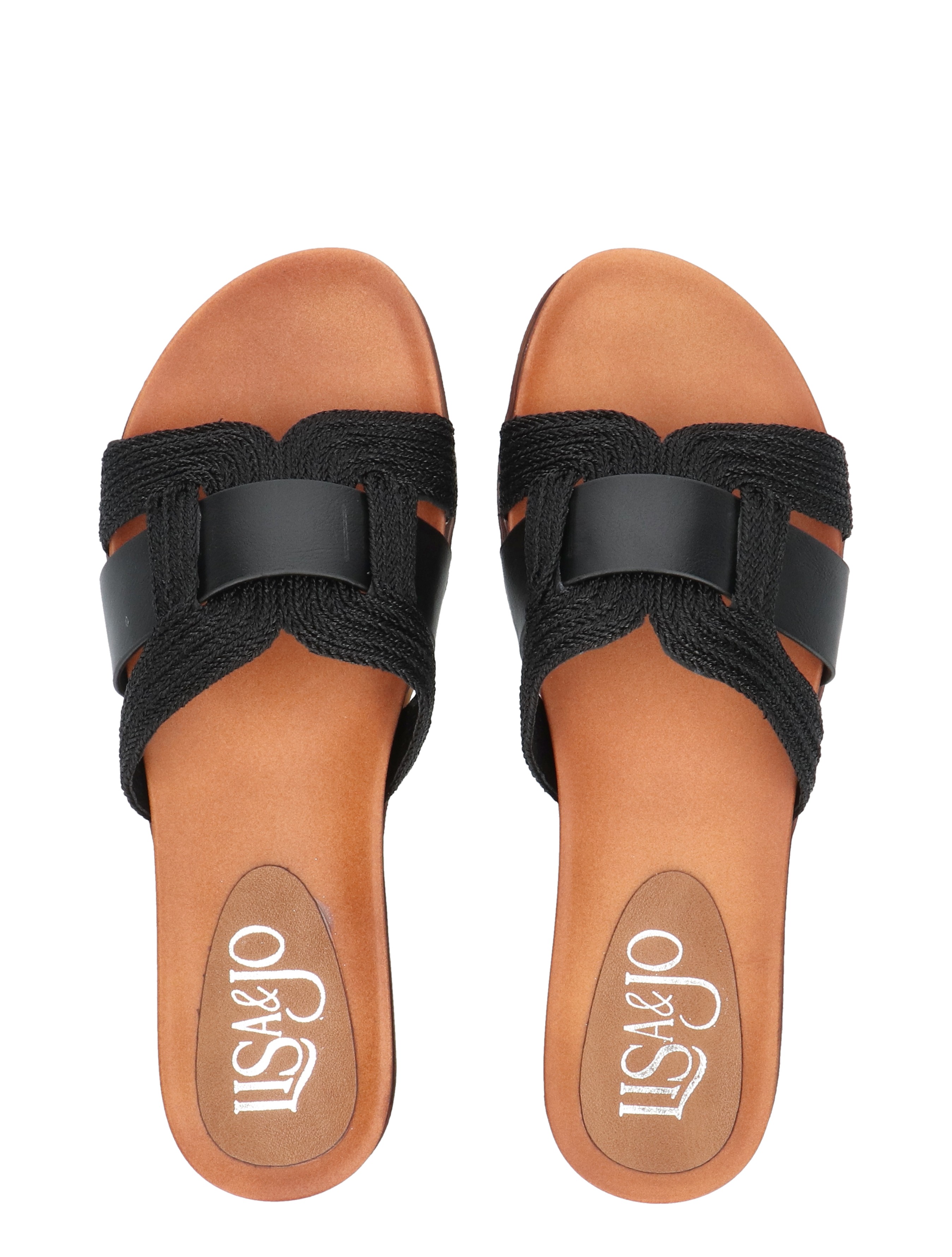 Lisa & Jo - Zaira Black - Dames - Muiltjes - 50306_11_1